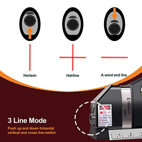 AJ Wholesale Mini Laser Line Level Tool (Compact, High-Precision Alignment) a3tad