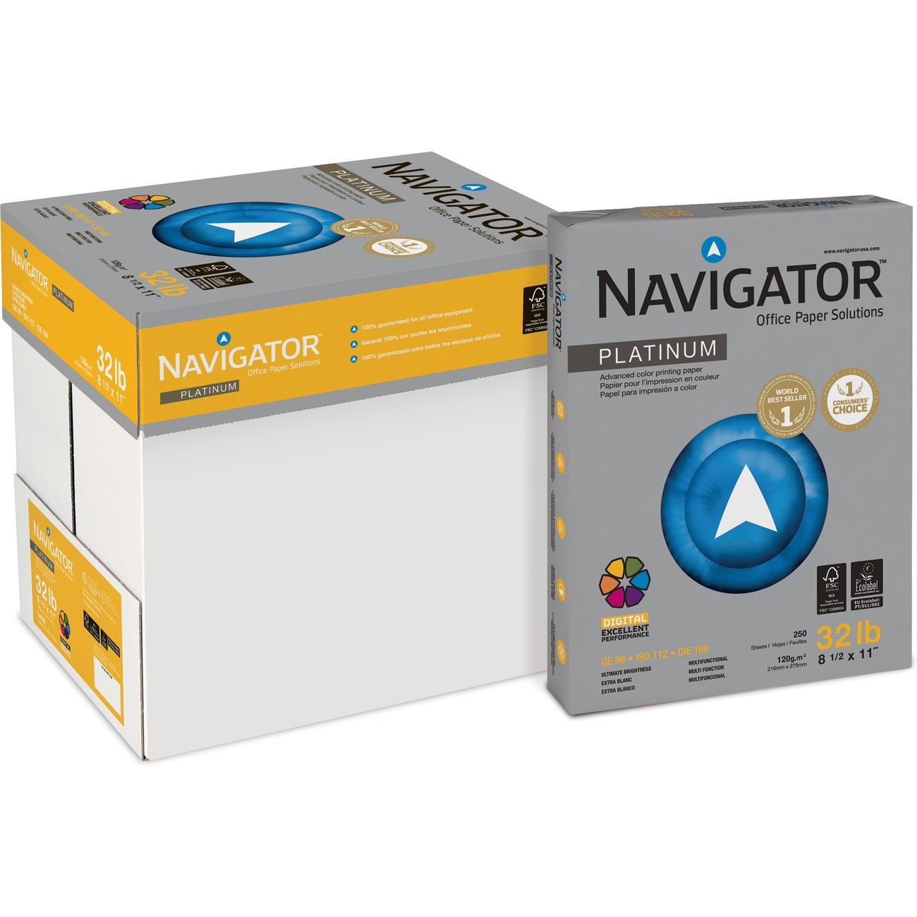 Navigator Platinum Digital Copy & Multipurpose Paper (White, 500 Sheets) 0kp79