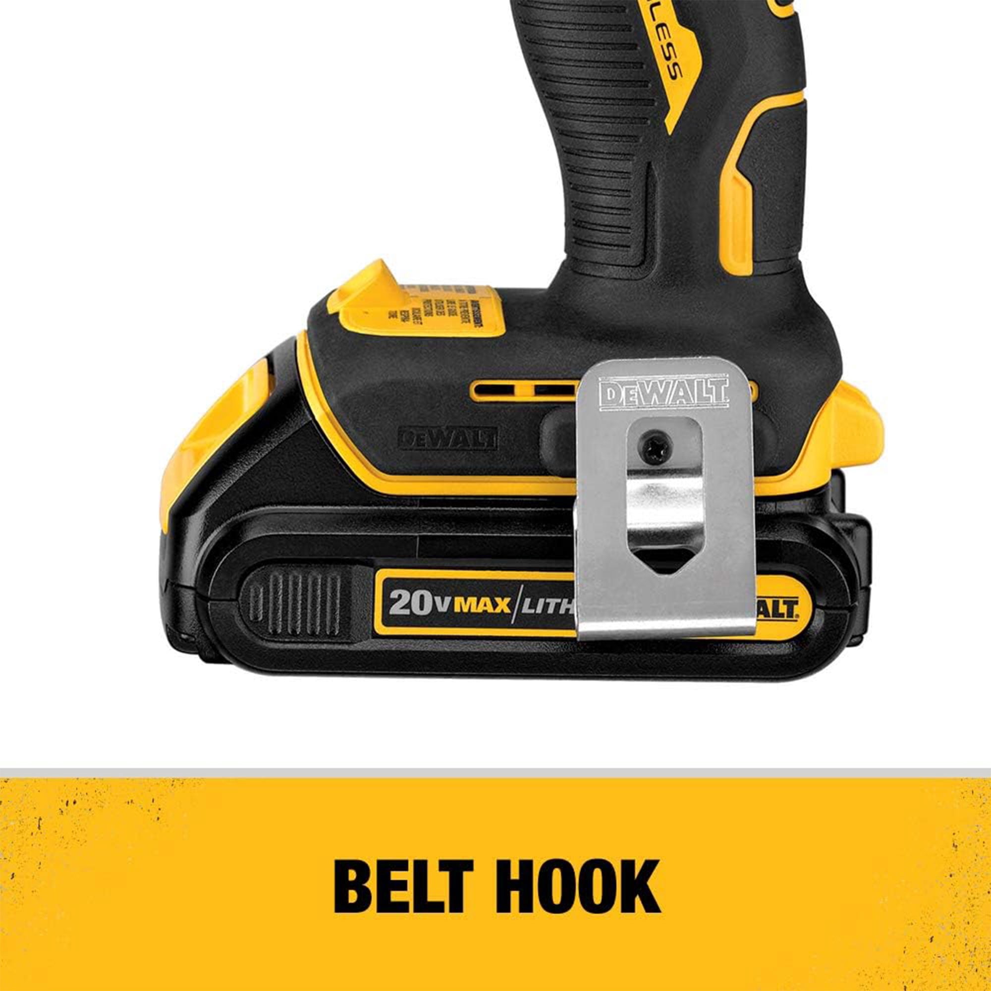 DEWALT ATOMIC 20V MAX Cordless Drill and Impact Driver Combo Kit (Yellow, 2-Tool Set) a88h6