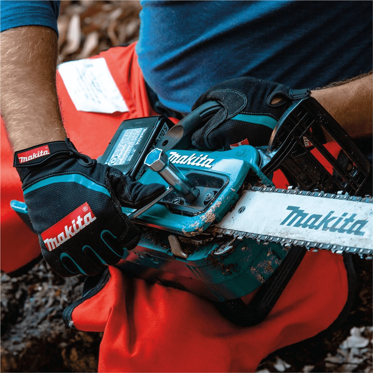 Makita 36V LXT Brushless 14 in Cordless Chain Saw Kit (Black, 5.0Ah) gop3f