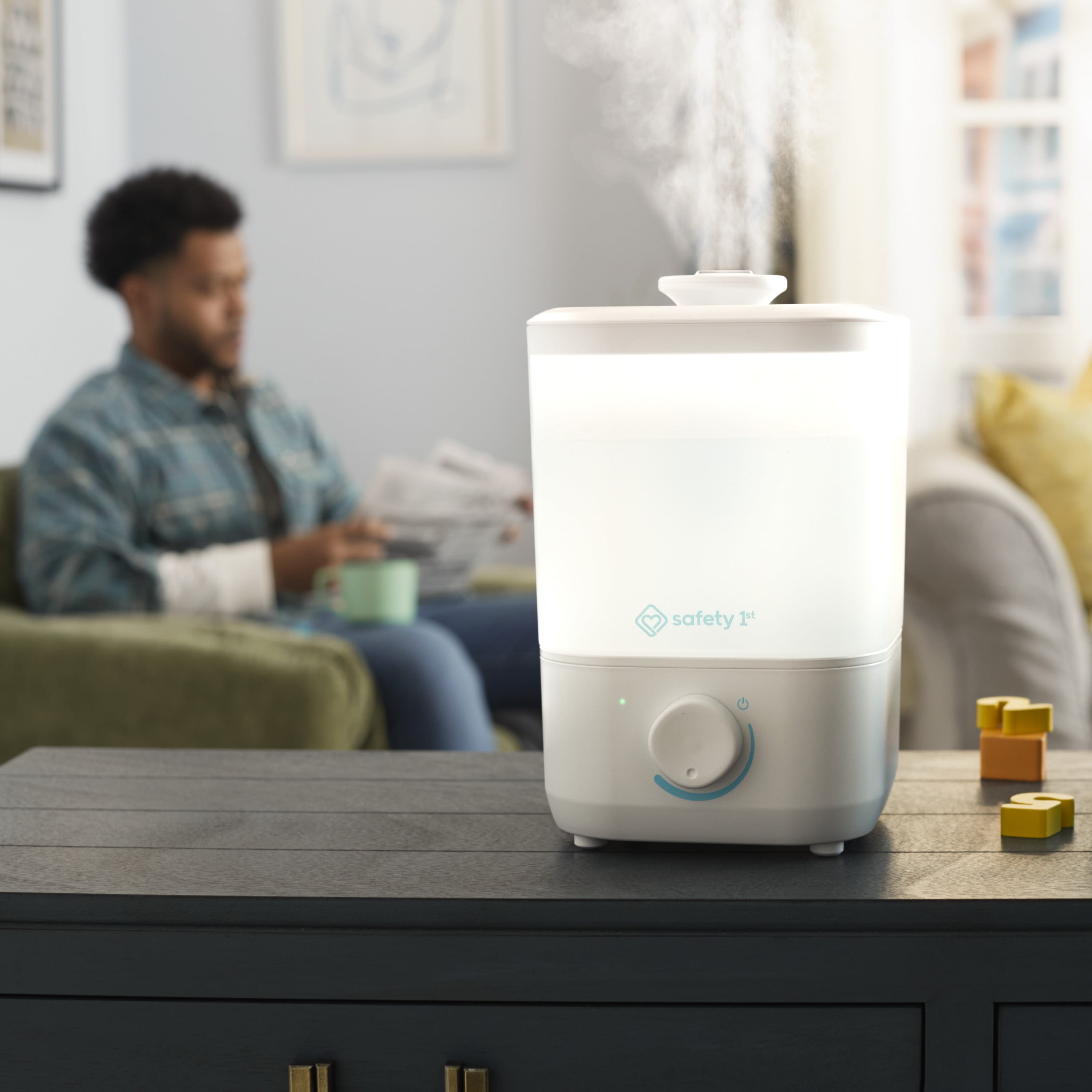 Safety 1st Easy-Fill Ultrasonic Cool Mist Humidifier (White, 0.5 gal) k3r5k