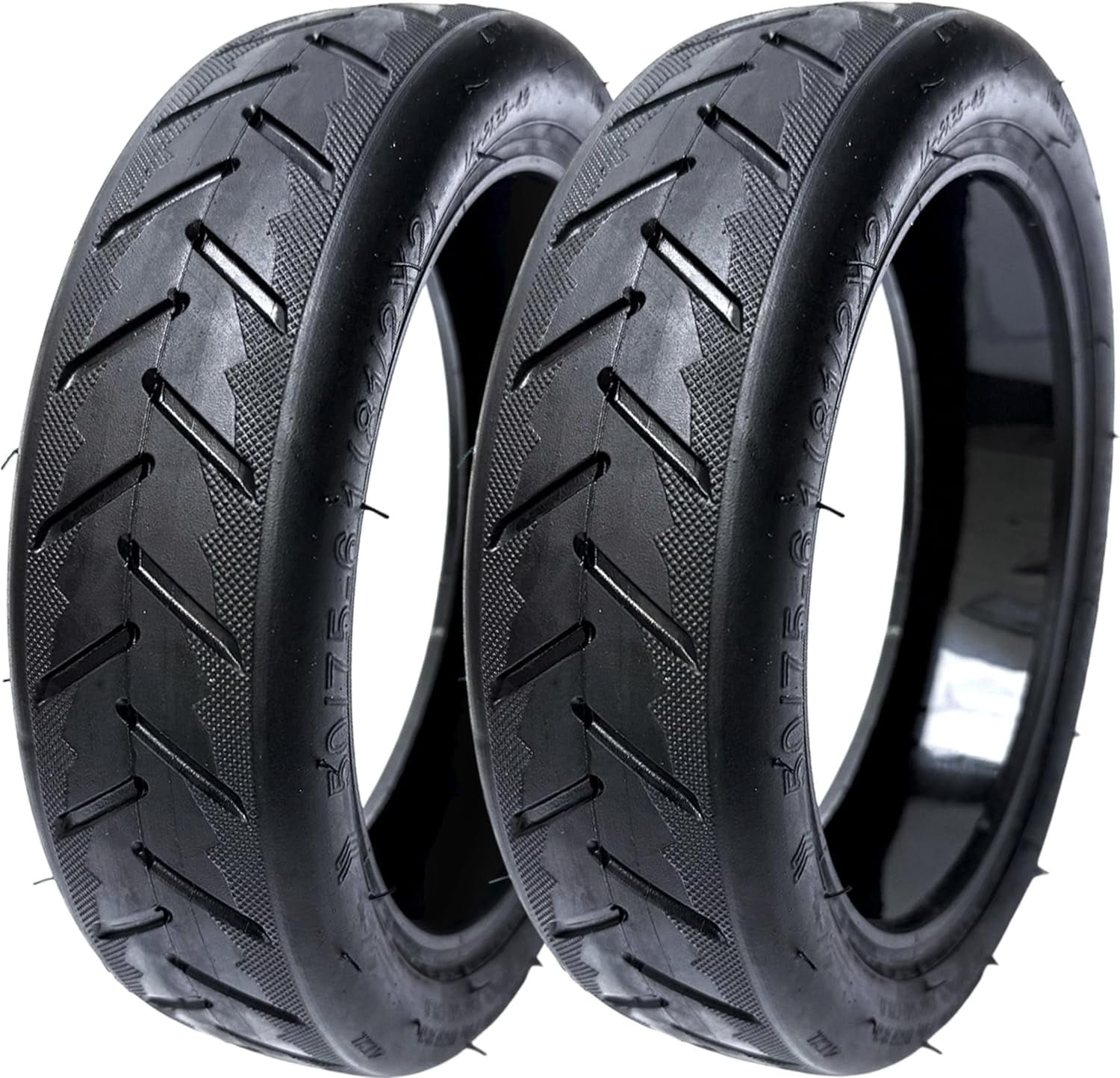 UGNE 8.5x2.0 Self-Sealing E-Scooter Tires, Puncture-Resistant Butyl Rubber Replacement (2-Pack, 8.5 in) x9js2