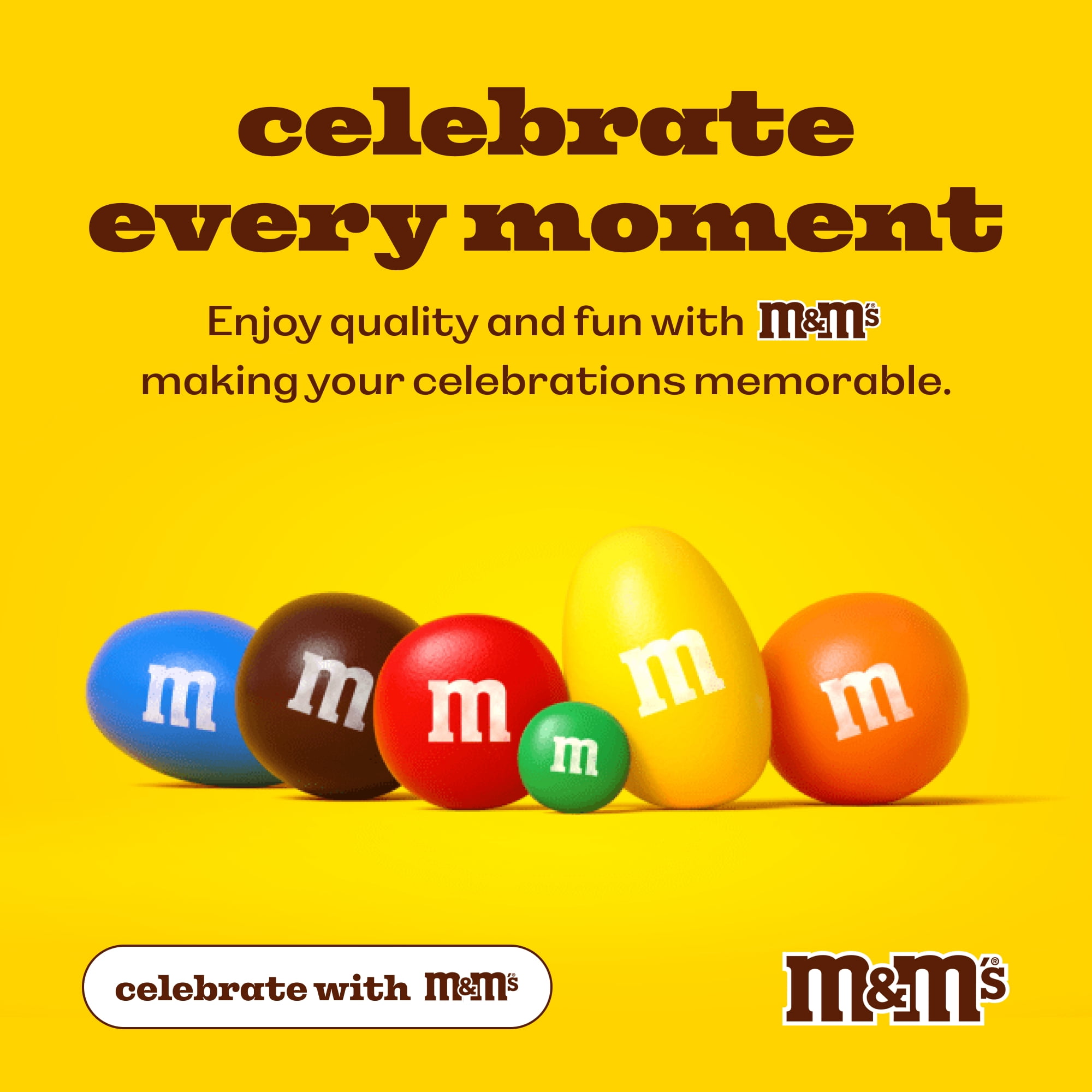 M&M'S Milk Chocolate Candy for Baby Shower and Gender Reveal (Blue and White, 5 lb) v1u6m
