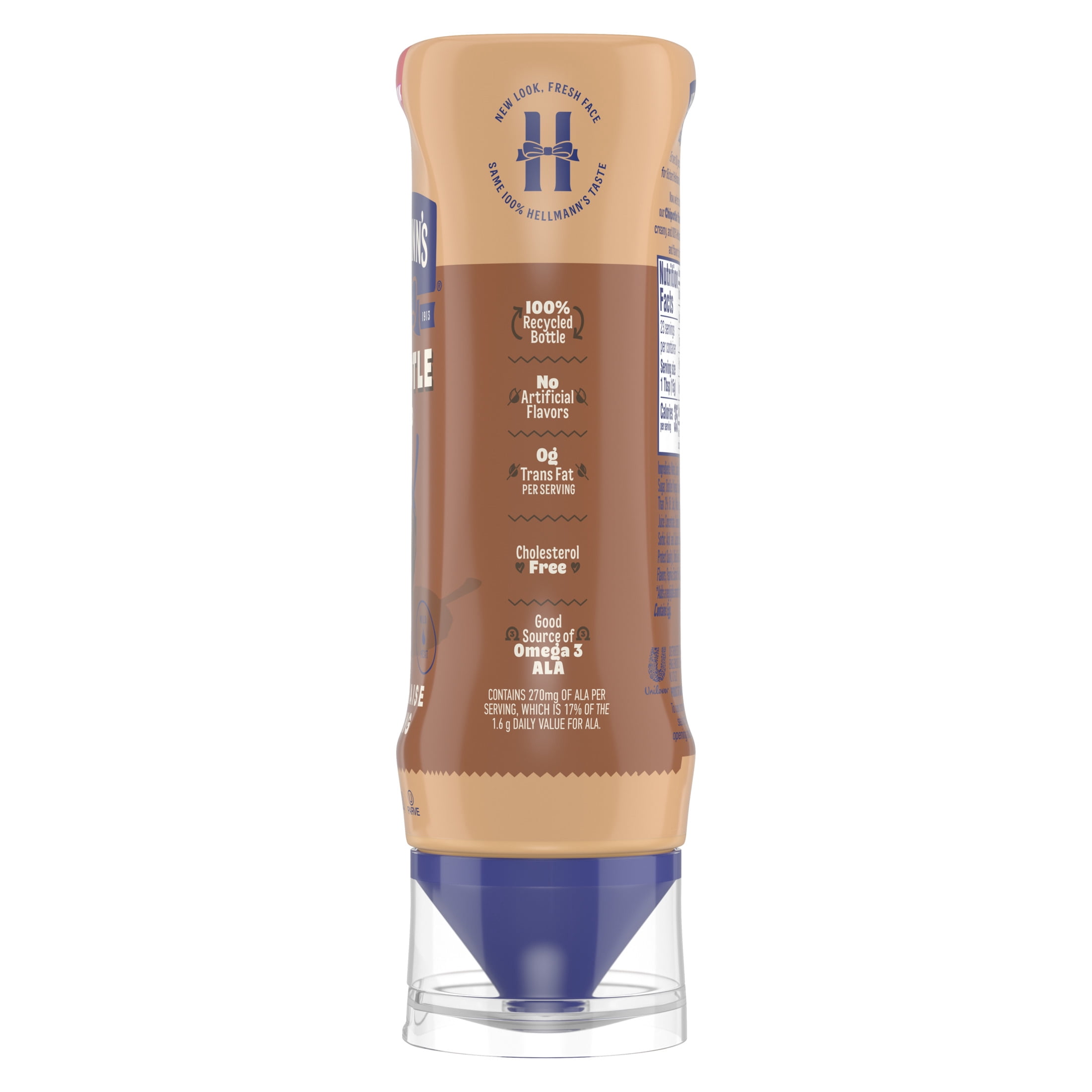 Hellmann's Mild Chipotle Mayonnaise Dressing, Smoky Flavor Sauce (11.5 fl oz) 2f9wr
