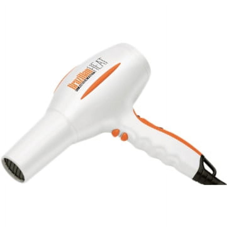 Mega Hot Brazilian Heat BBH3201 Professional Ionic Hair Dryer (Black, 9 ft Cord) v19nz