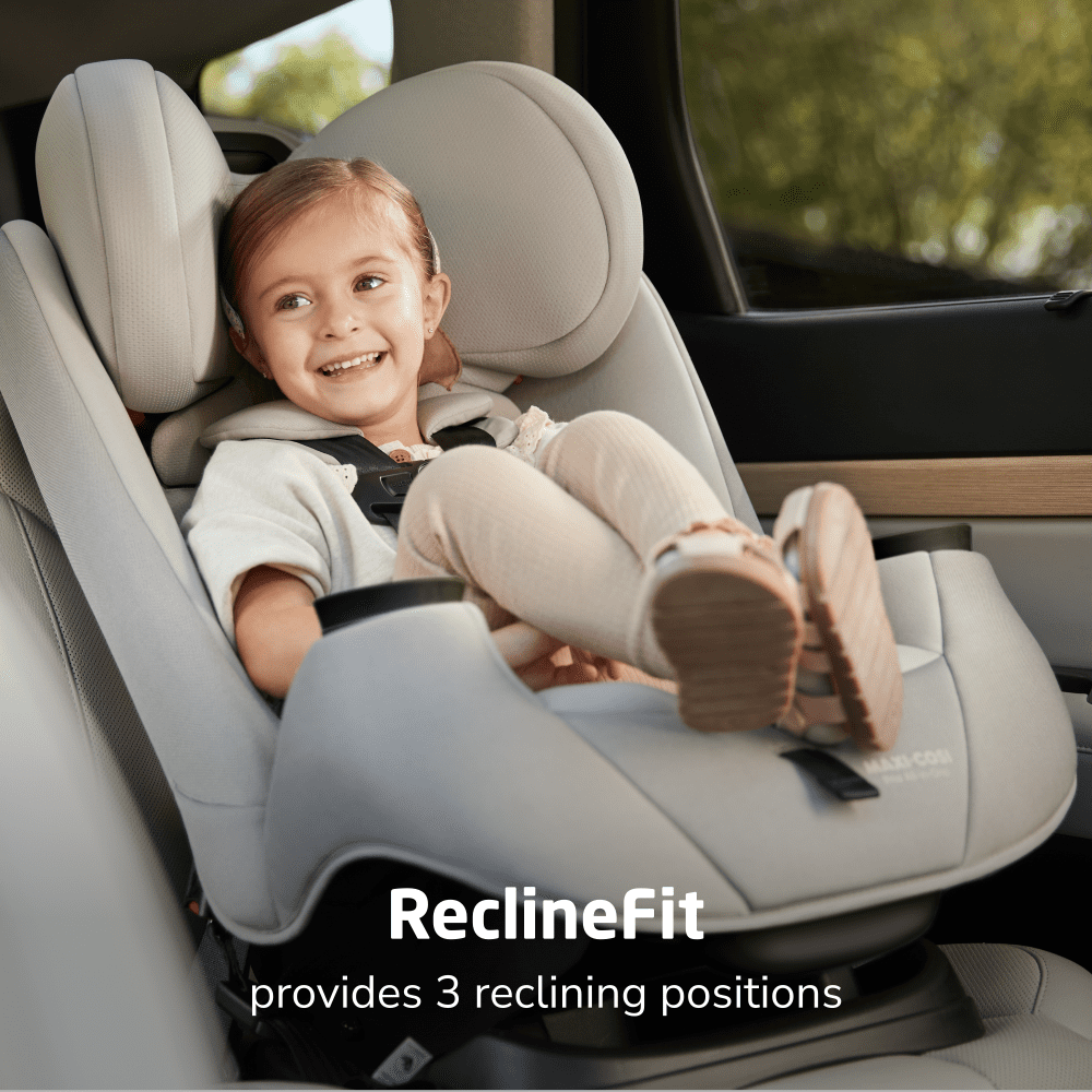 Maxi-Cosi Pria All-in-One Convertible Car Seat (Sea Storm Black, 5-100 lbs) i8s9b