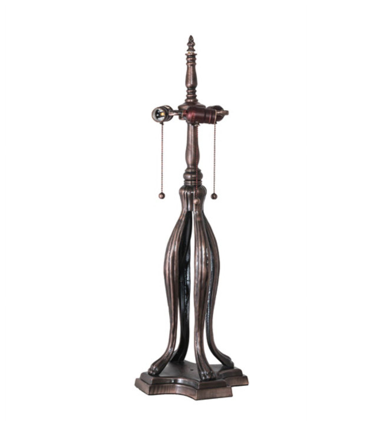 Meyda Fishscale Table Lamp Decorative Lighting (Amber, 30 in) qdt1d