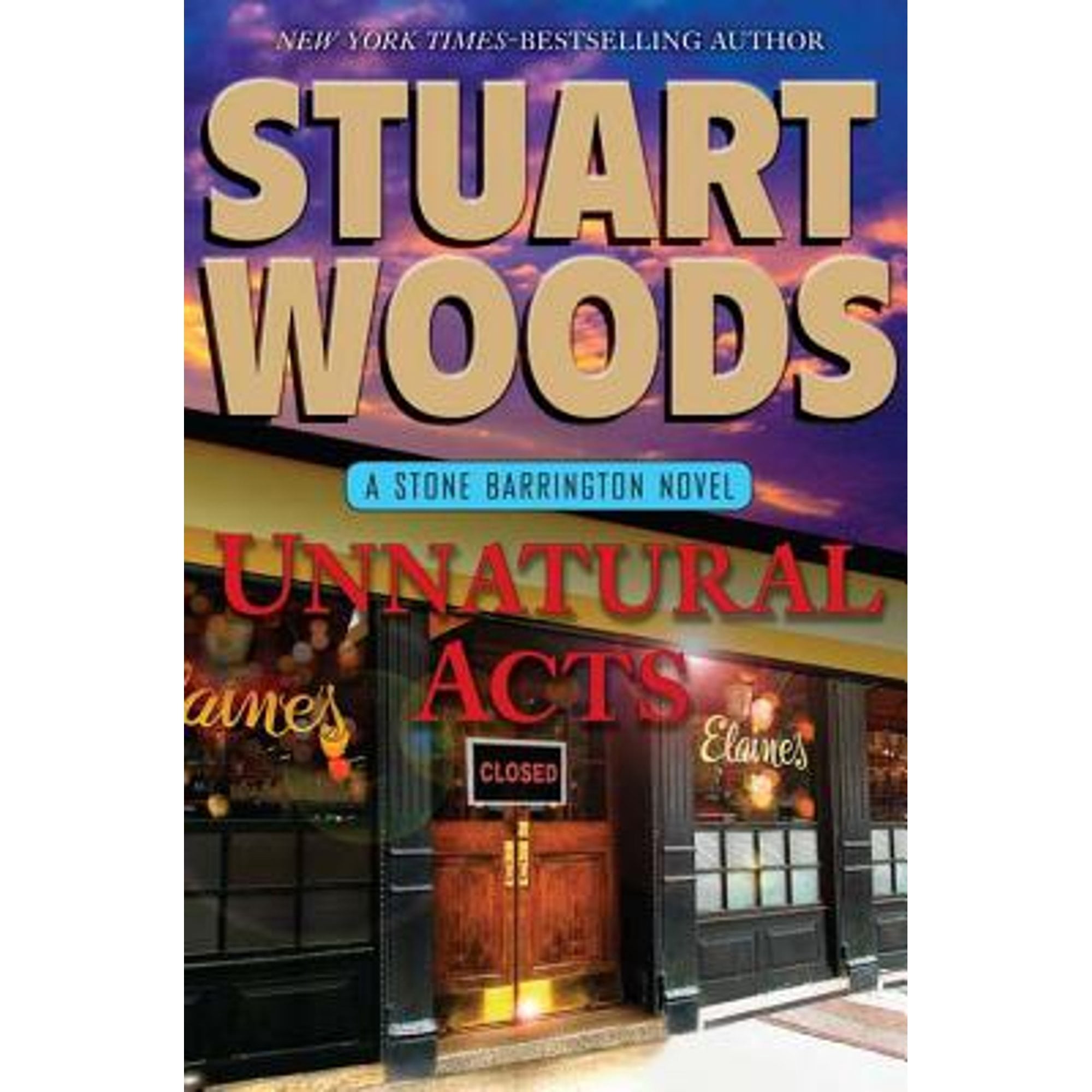 Stuart Woods Unnatural Acts Mystery Novel (Hardcover, 1 Unit) 2btck
