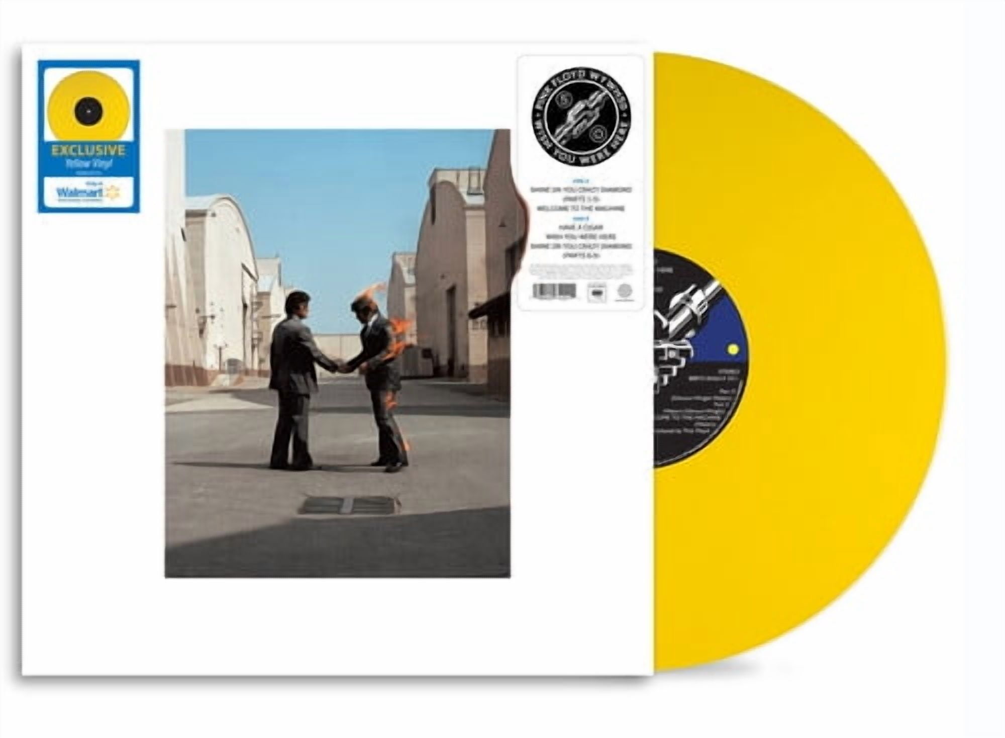Sony Music Pink Floyd Wish You Were Here 50th Anniversary Edition Vinyl Record (Yellow, 12 in) queal
