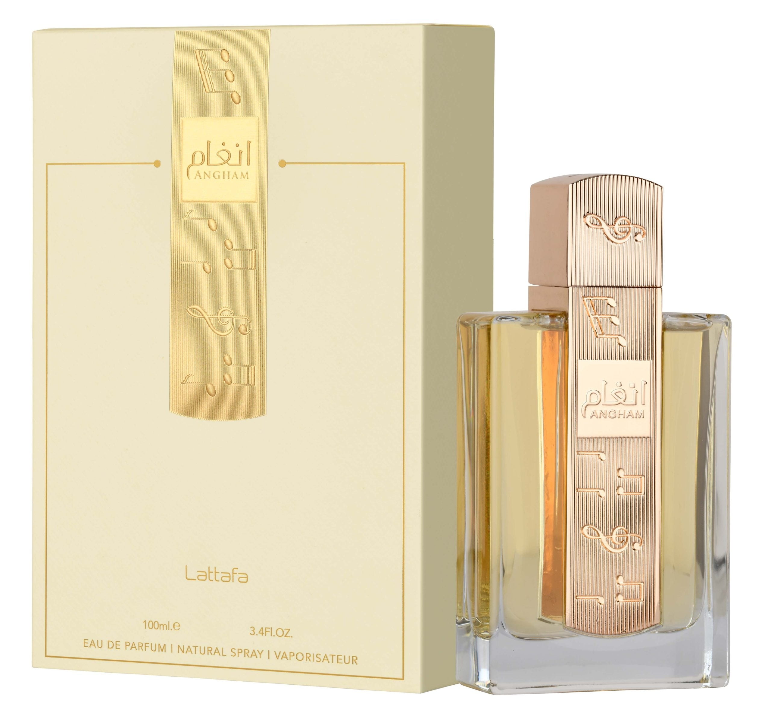 Lattafa Angham Eau De Parfum for Women, Sophisticated Floral Citrus Fragrance (3.4 fl oz) dzozo