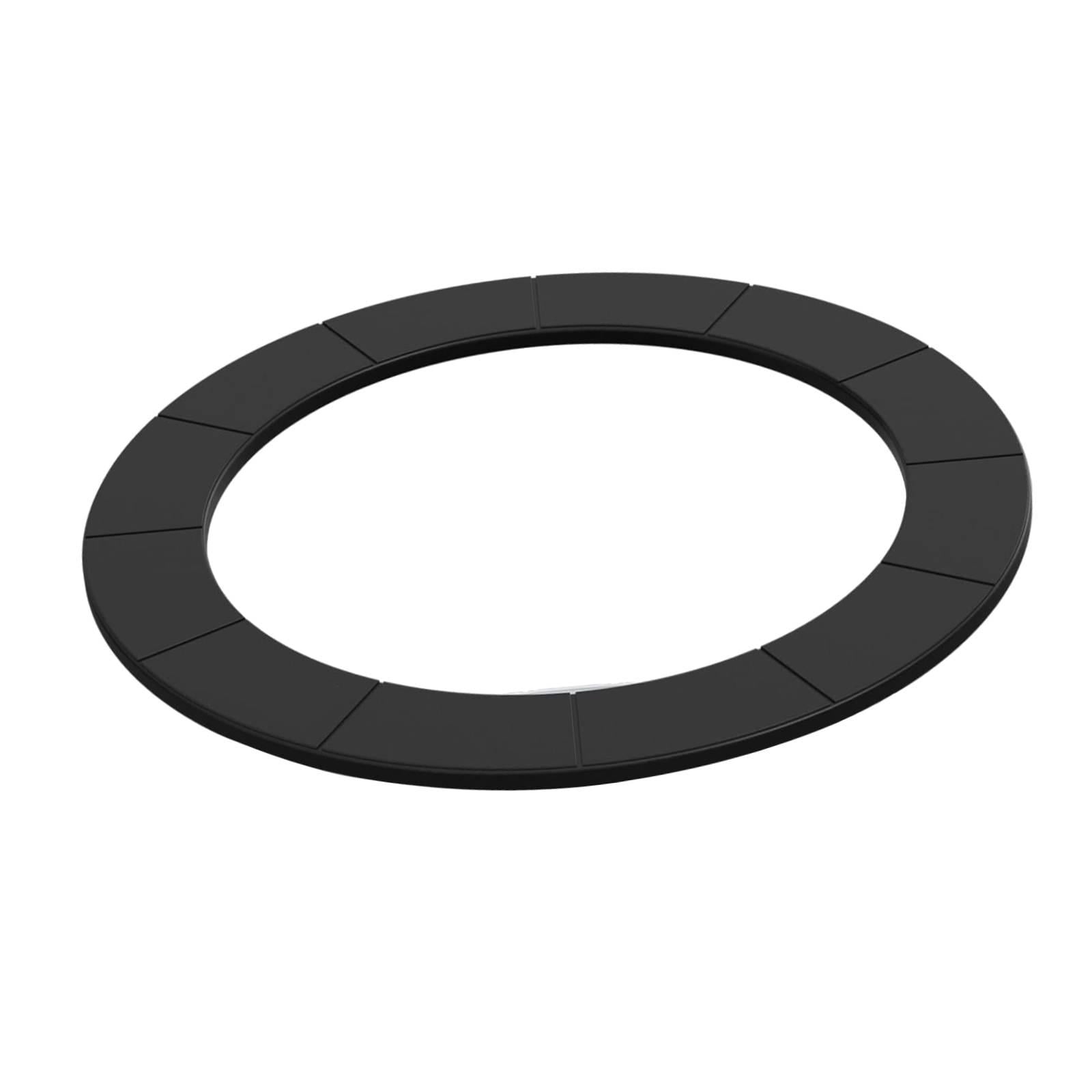 harayaa Trampoline Spring Cover Replacement Safety Pad Thick Foam Edge Protection (Black, 14 ft) mp6go