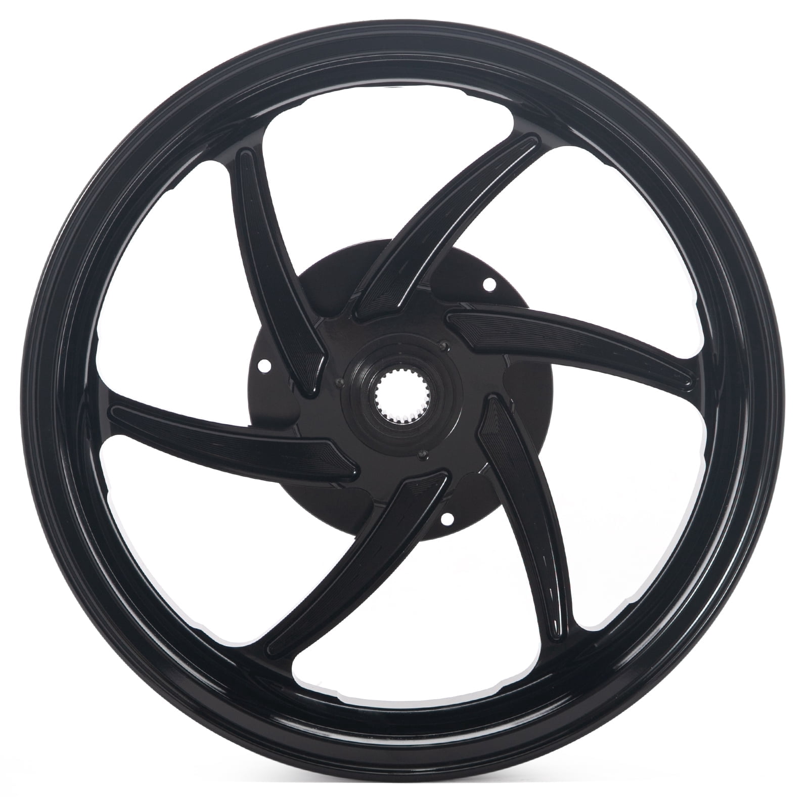 TARAZON Rear Cast Wheel Rim for Yamaha XMAX300 (Black, 14 in x 4 in) suhva