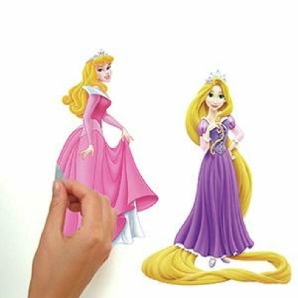 RoomMates Disney Princess Glow Within Peel and Stick Wall Decals (Pink, 36 Count) xroft