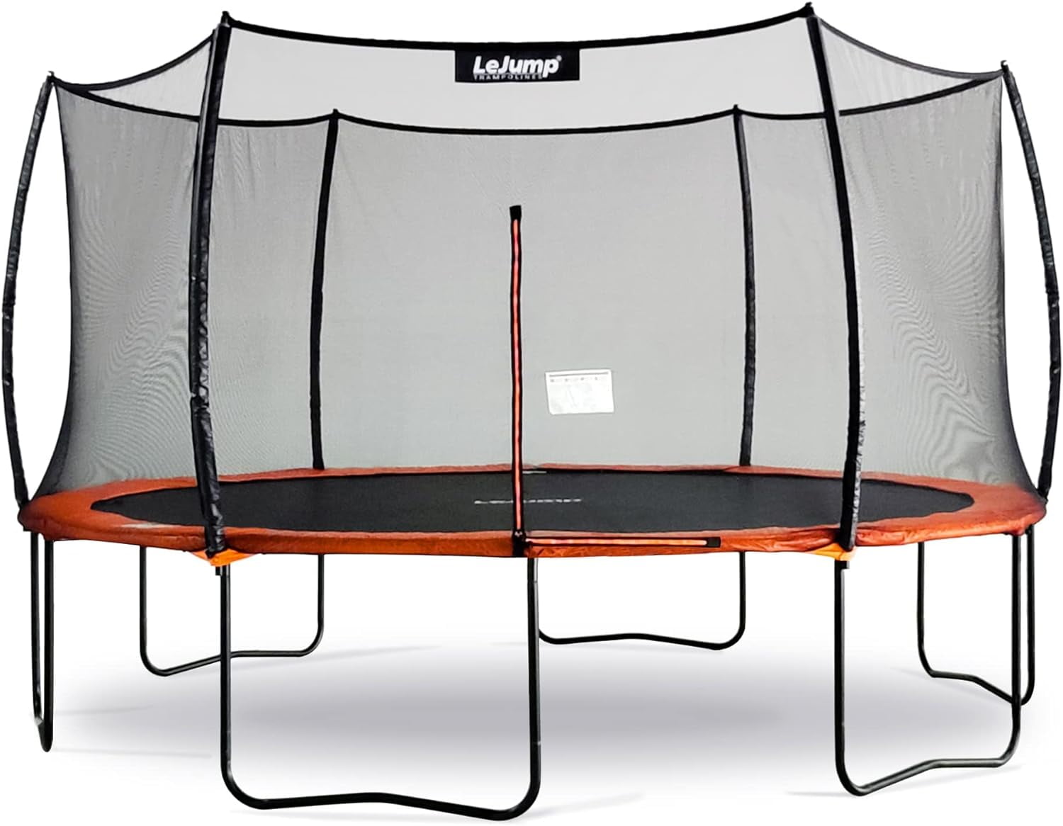 LeJump Flora Springless Recreational Trampoline with Enclosure Net (Orange, 14 ft) 4ez16