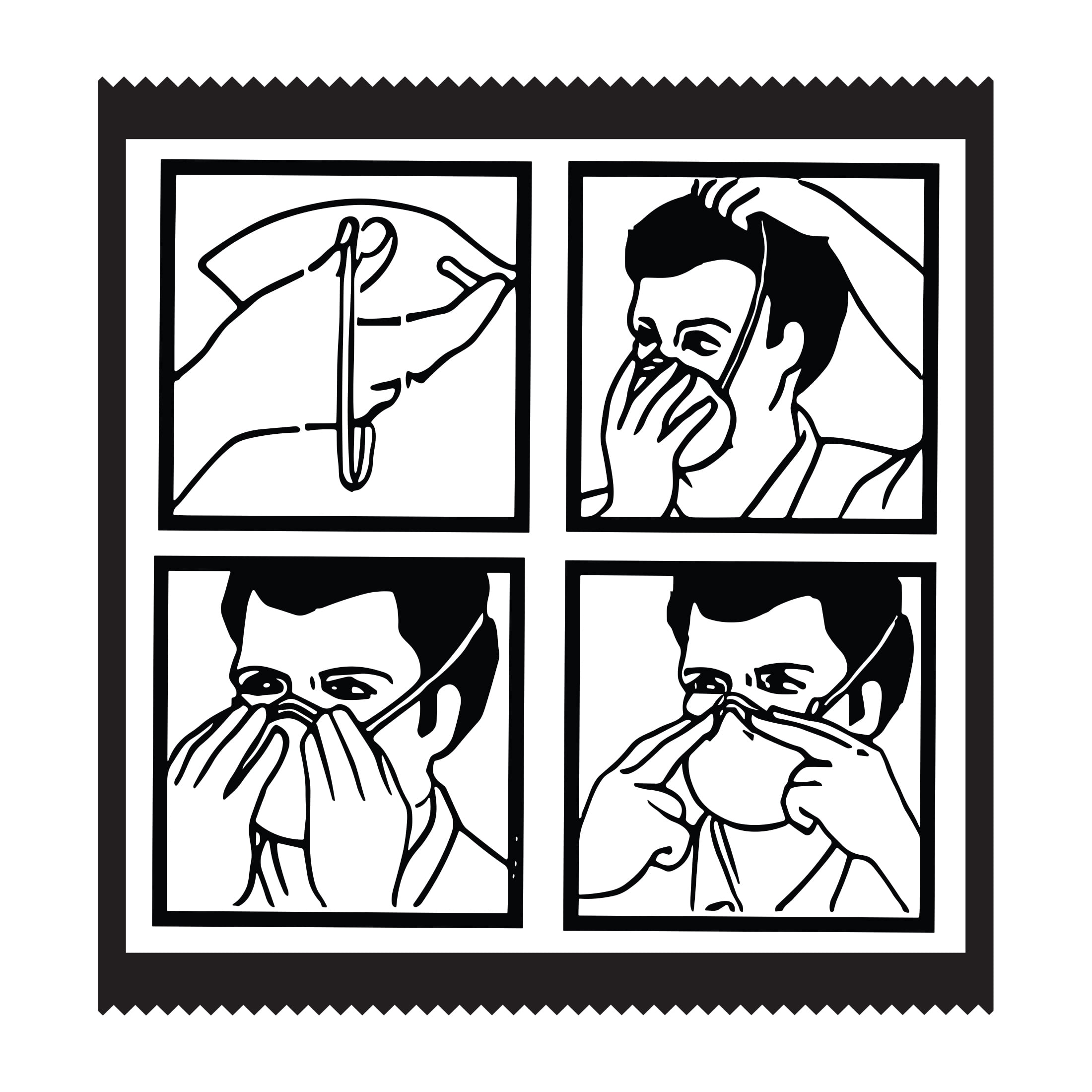 Stout Stuff Disposable Dust and Cleaning Mask (White, 10 Count) vznlp