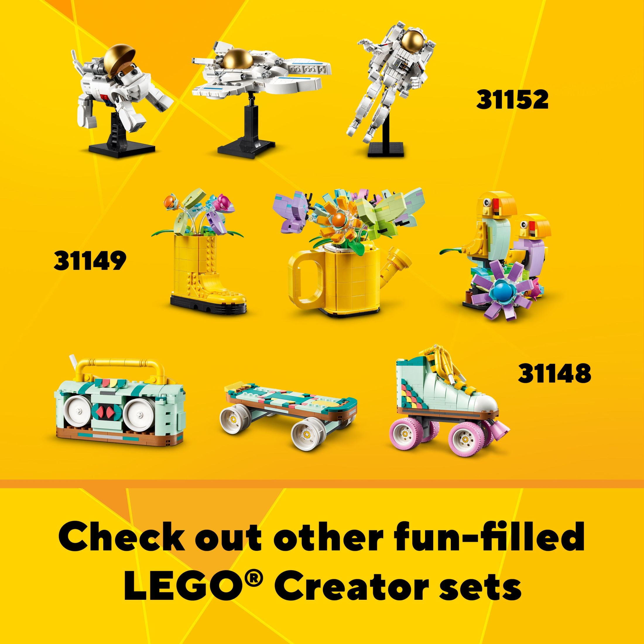 LEGO Creator 3-in-1 Retro Camera Building Set with Retro Video Camera and TV Models (261 Pieces) pqeq5