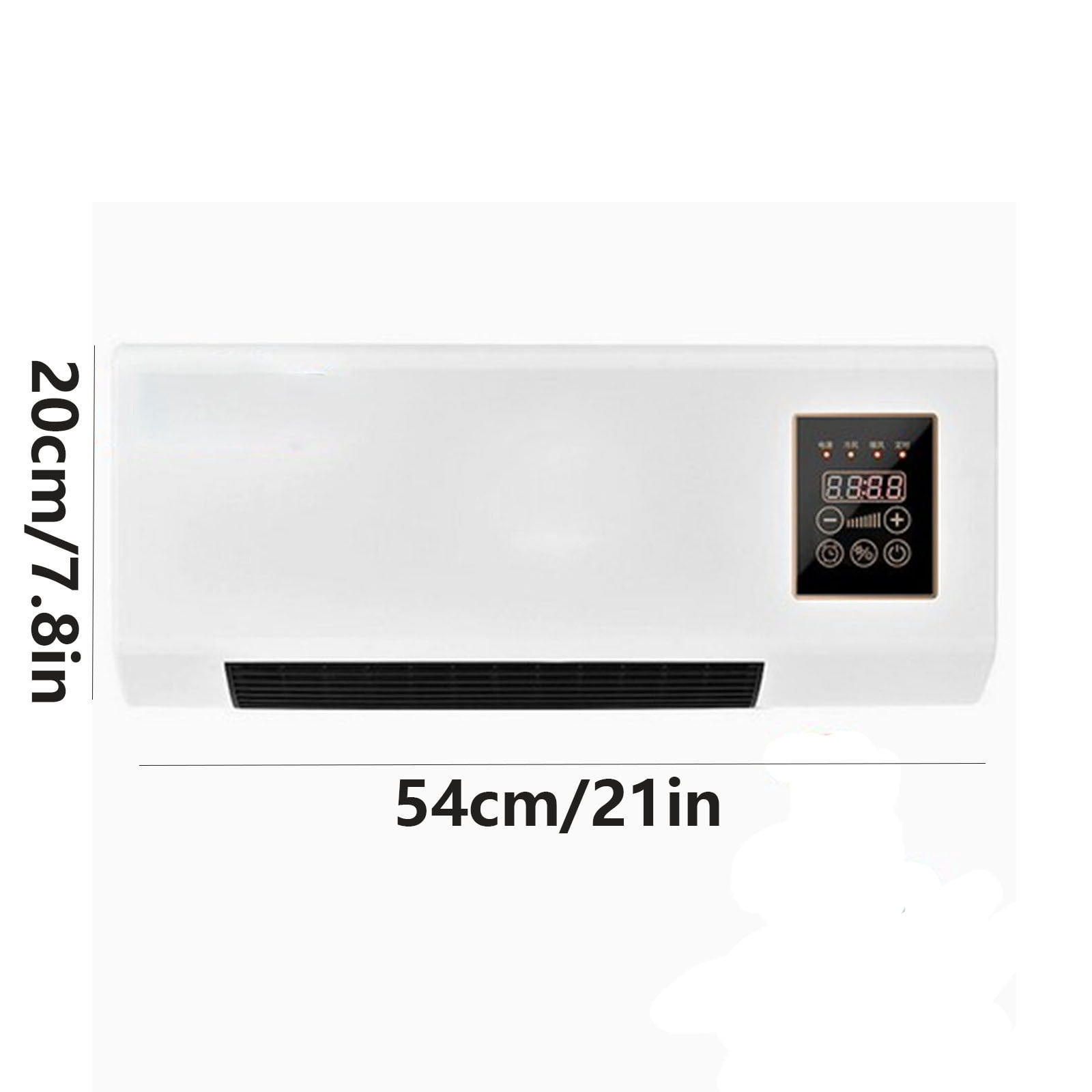Yayiaclooher Portable Air Conditioner 3-in-1 Bladeless Fan (White, 12000 BTU) fm2r6