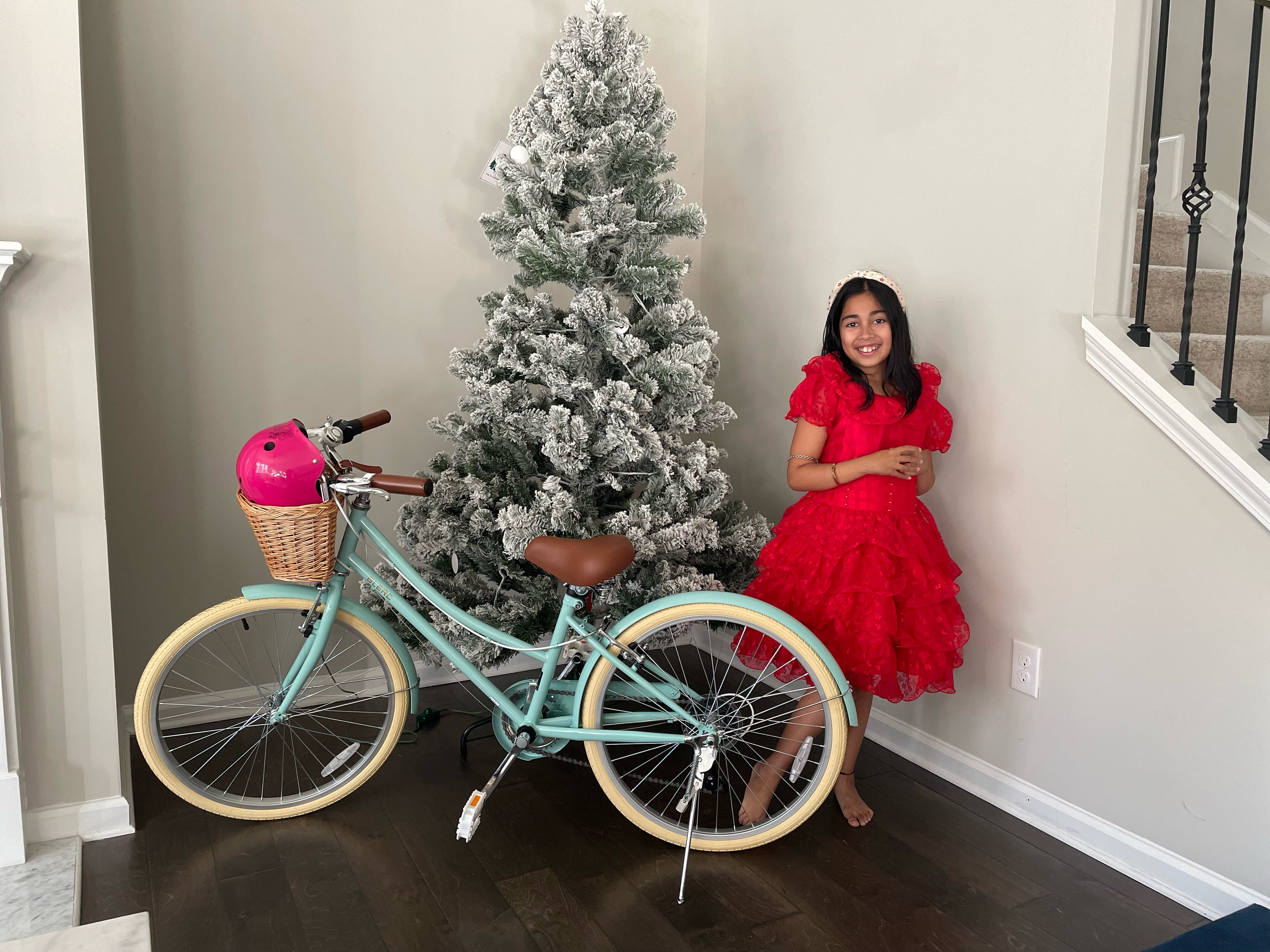 Glerc Missy 24 in Girls Cruiser Bike 6-Speed Hybrid Bicycle (Mint Green, 24 in) j9hl7