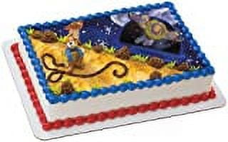 DecoPac Toy Story Woody and Buzz Cake Topper Set (Multicolor, 2 Piece) sadrj