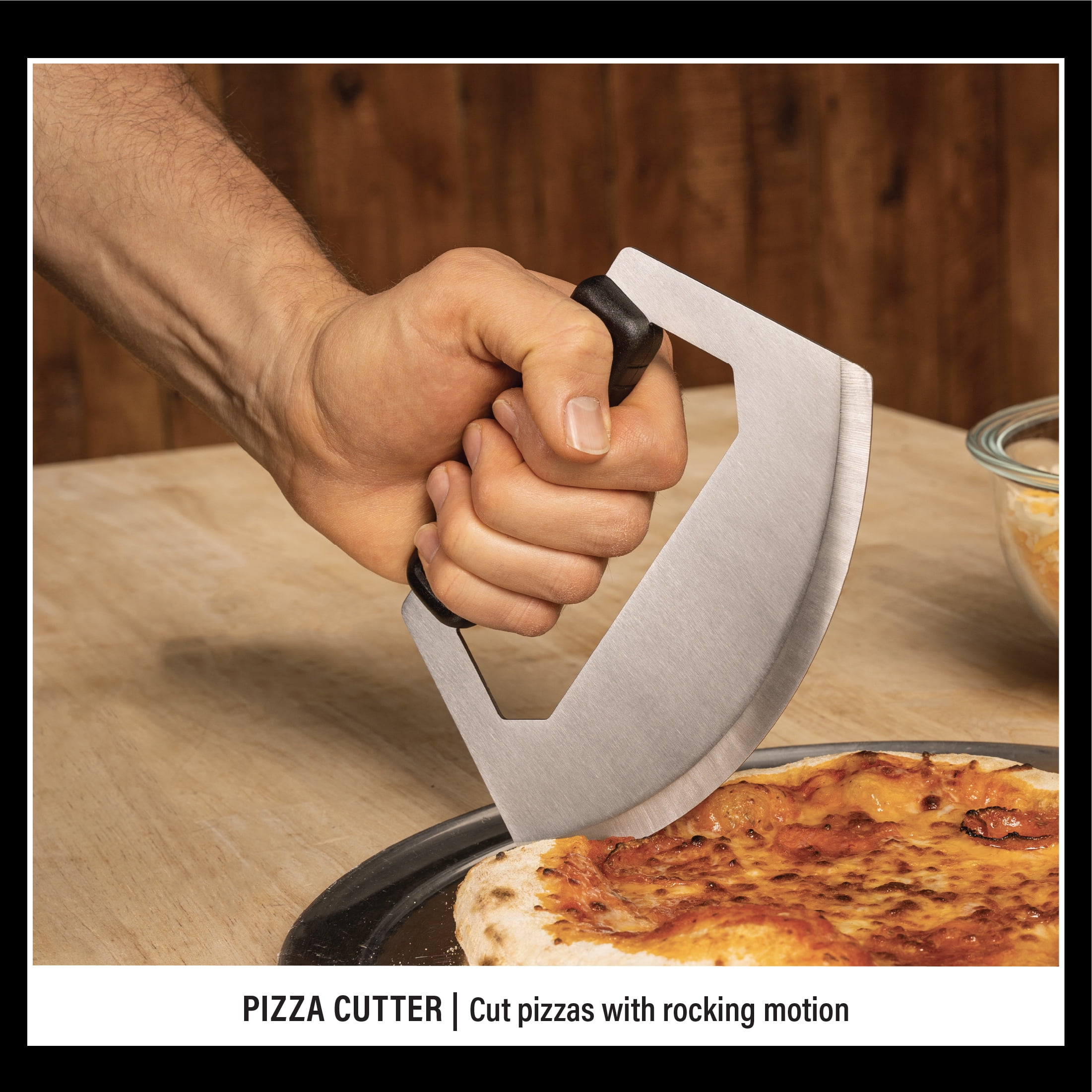 Blackstone Pizza Oven Accessory Kit with Aluminum Tray, Foldable Peel, and Cutter (Silver, 3-Piece) 4owcx - Image 7