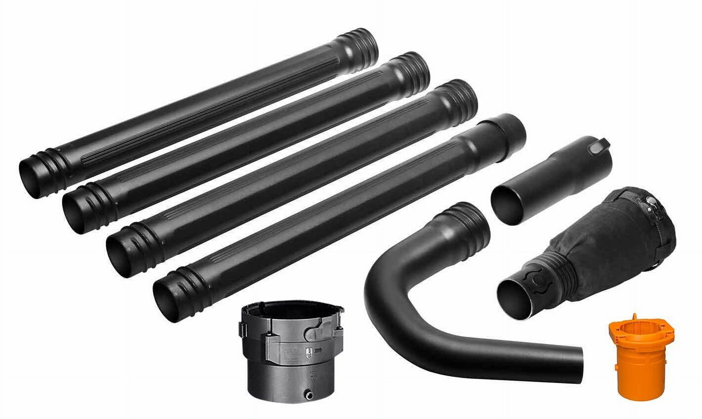 Worx WA4094 GutterPro Universal Gutter Cleaning Kit (Black, 11 ft Reach) b8fgu