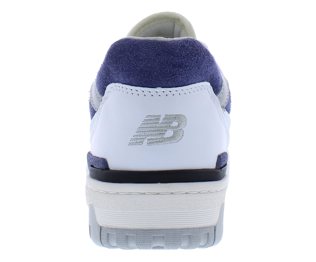 New Balance 550 Men's Retro Basketball Sneakers (White/Blue, 8.5 US) 4vh7b