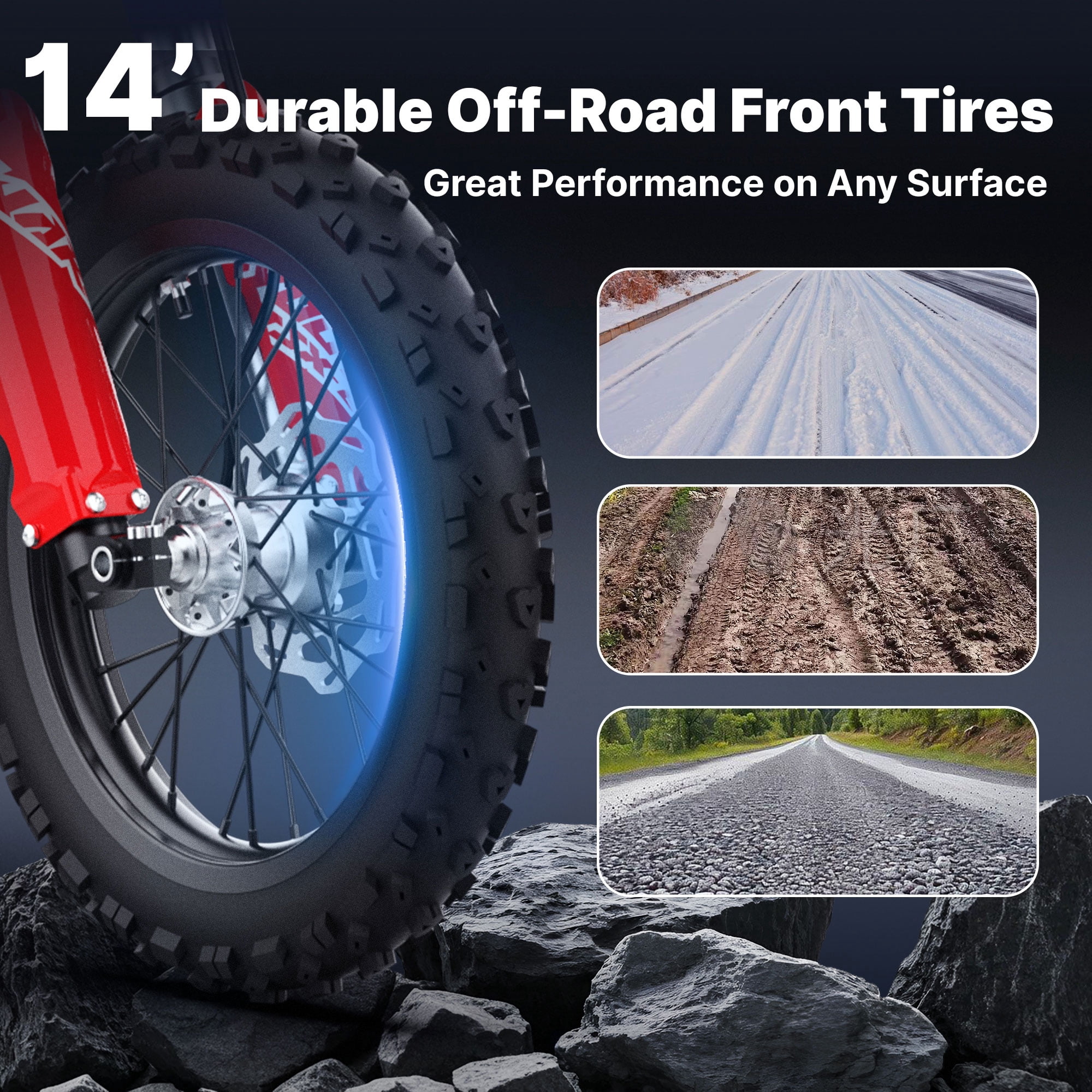 RFN Warrior Youth SX-E2 Electric Dirt Bike, High-Performance Off-Road eBike with 2000W Brushless Motor (Blue, 178 lb Capacity) 6zrvd