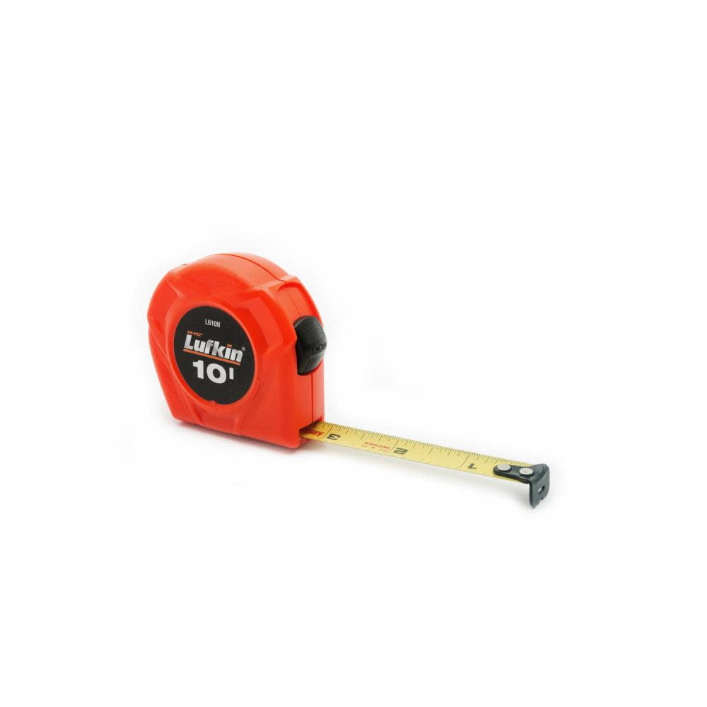 Lufkin Measuring Tape High-Visibility Professional Grade (Orange, 0.5 in x 10 ft) hsi6w