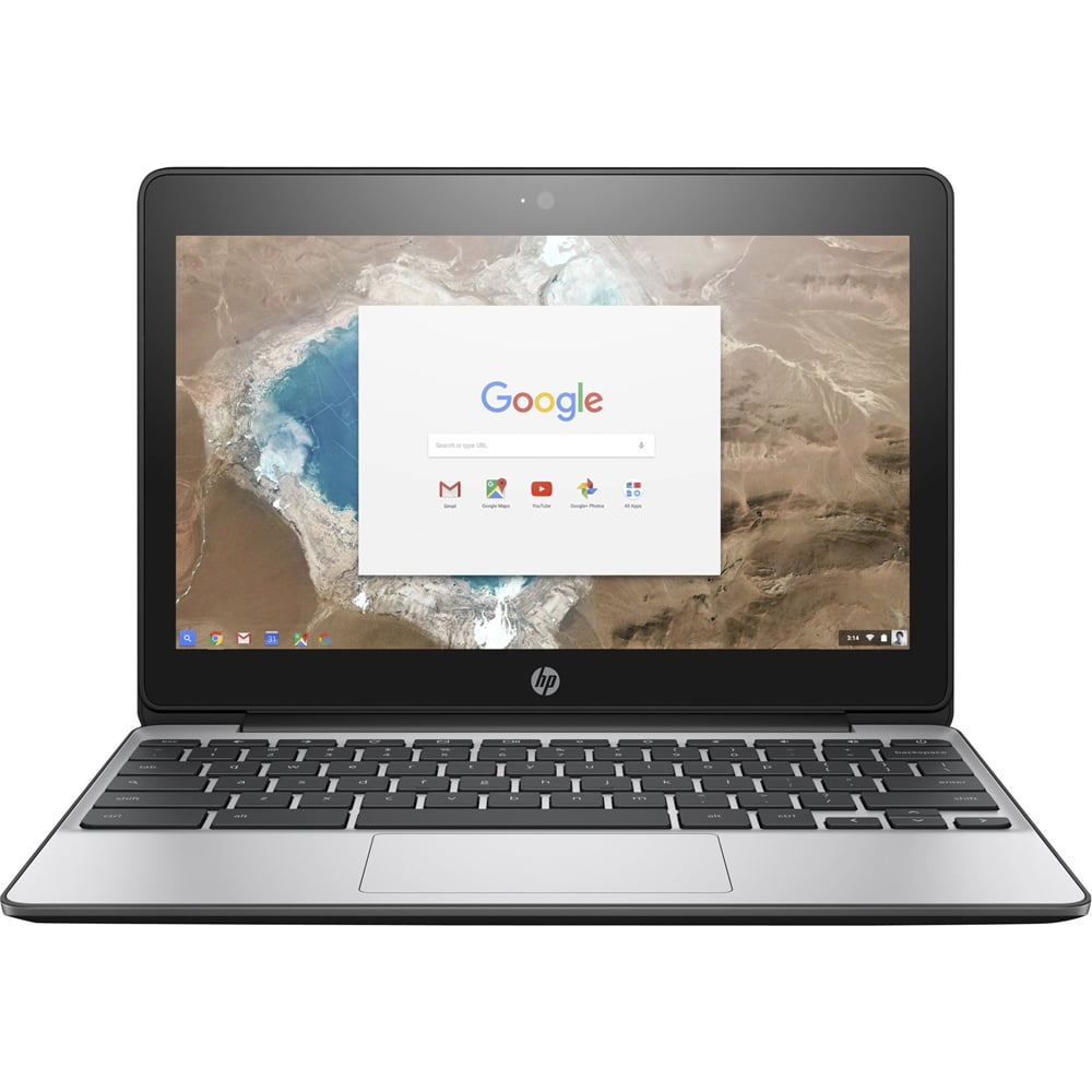 HP Chromebook 11 G5 Laptop, Intel Celeron N3060, 4GB RAM, 16GB SSD, Chrome OS (Black, 11.6 in) 4t9ky