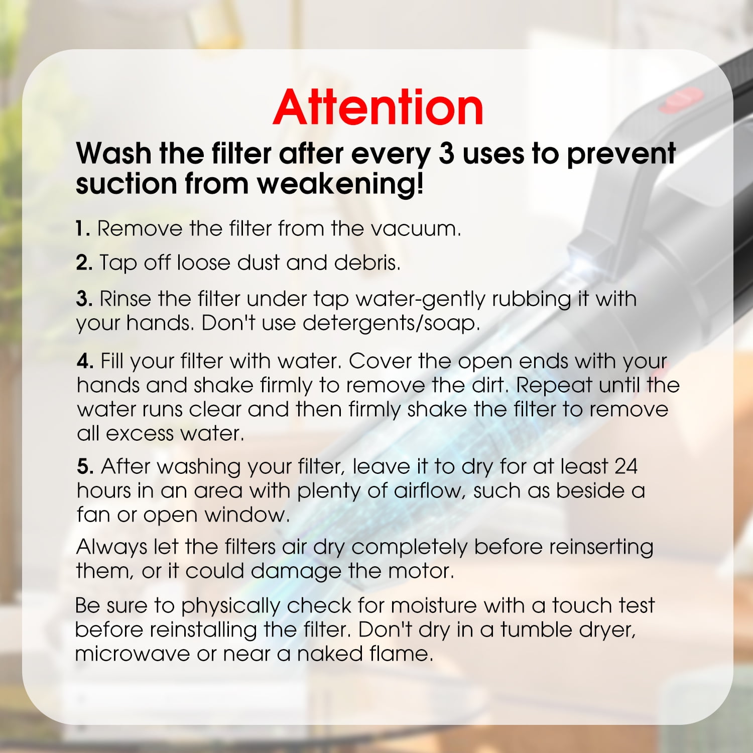 Qunler Cordless Handheld Vacuum Cleaner 3-in-1 Portable Car Vacuum Air Blower and Hand Pump with LED Light (Black) q1x5r