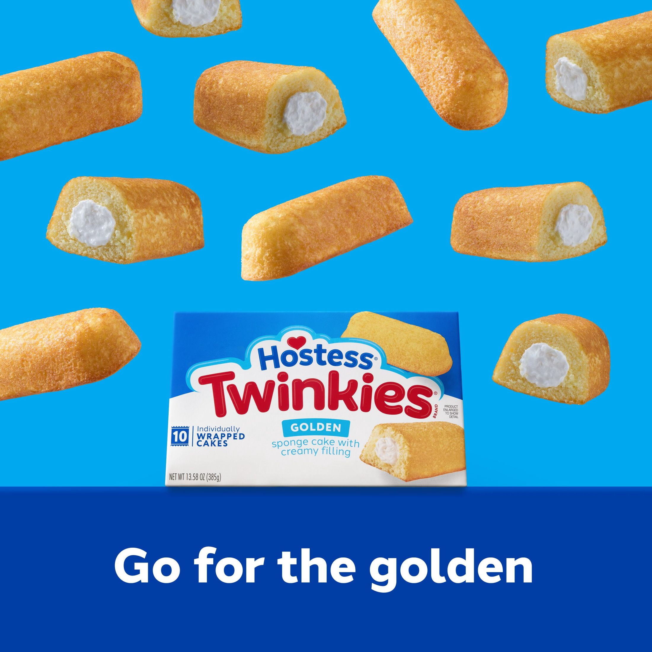 Hostess Twinkies Golden Sponge Cake with Creamy Filling (10 Count, 13.58 oz) o4qwr