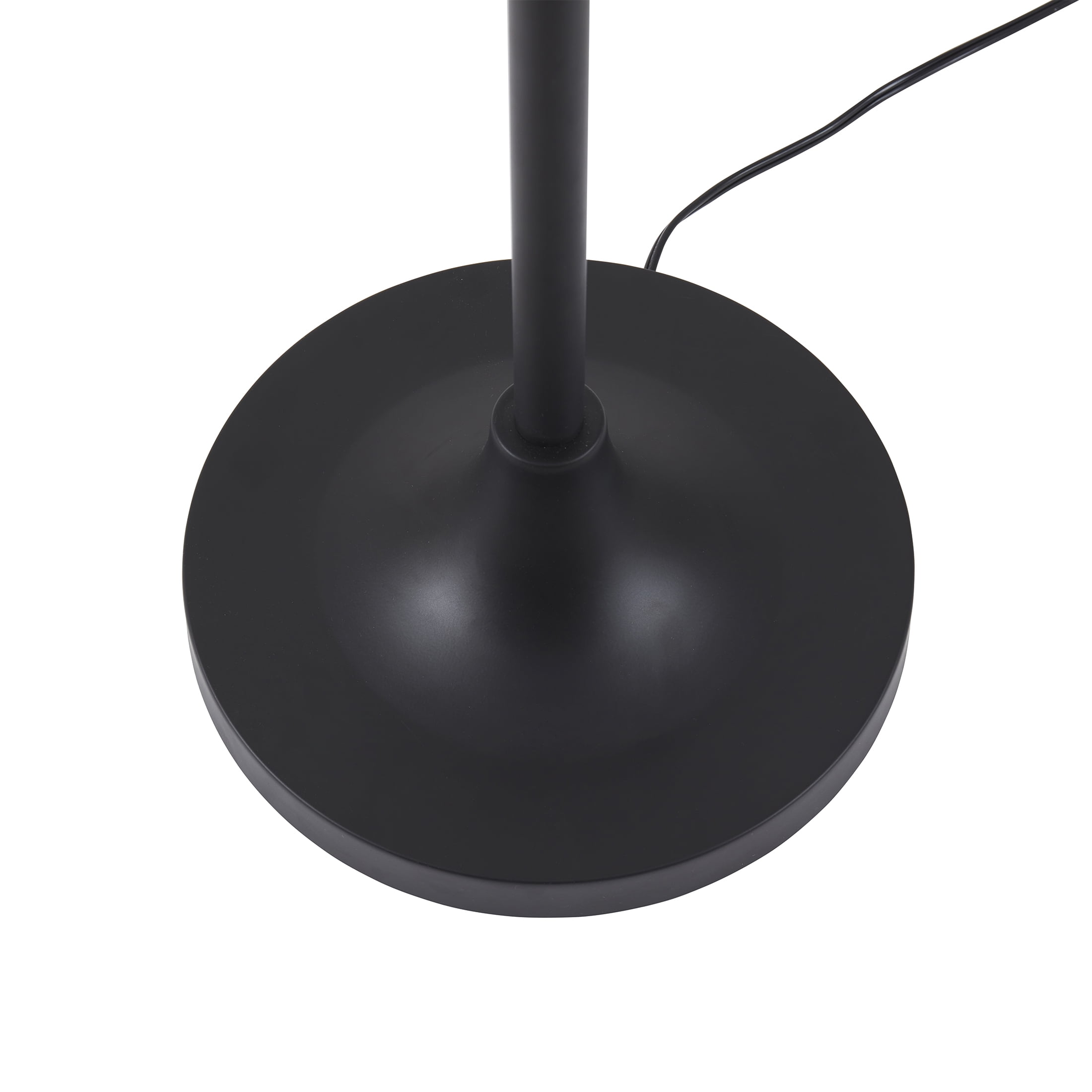 Better Homes & Gardens Modern Dome Floor Lamp, Minimalist Standing Light for Living Room (Black, 62 in) nrap9