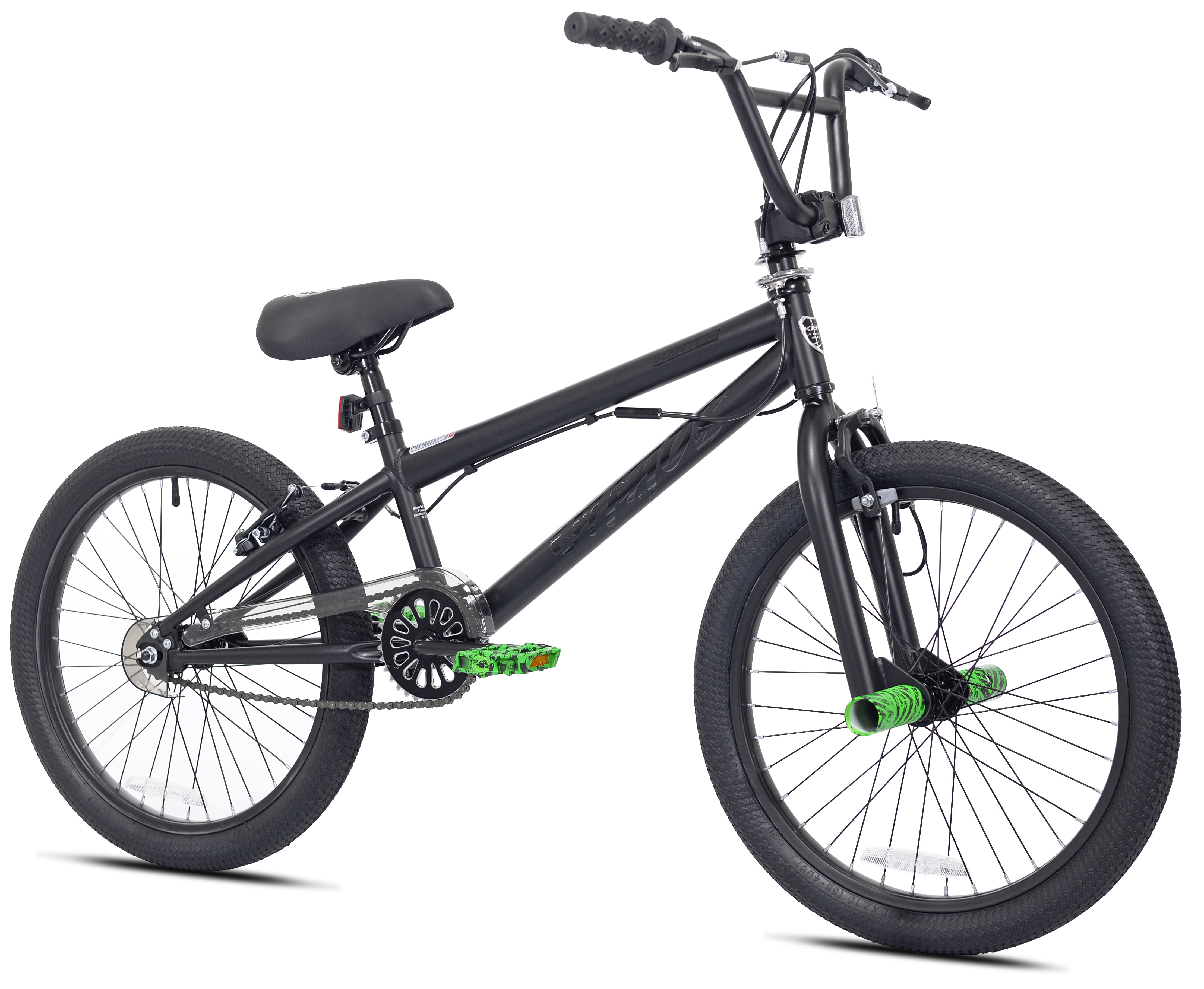 Kent Chaos BMX Bicycle 20 in Freestyle Bike for Kids (Matte Black, 20 in) yzyy6