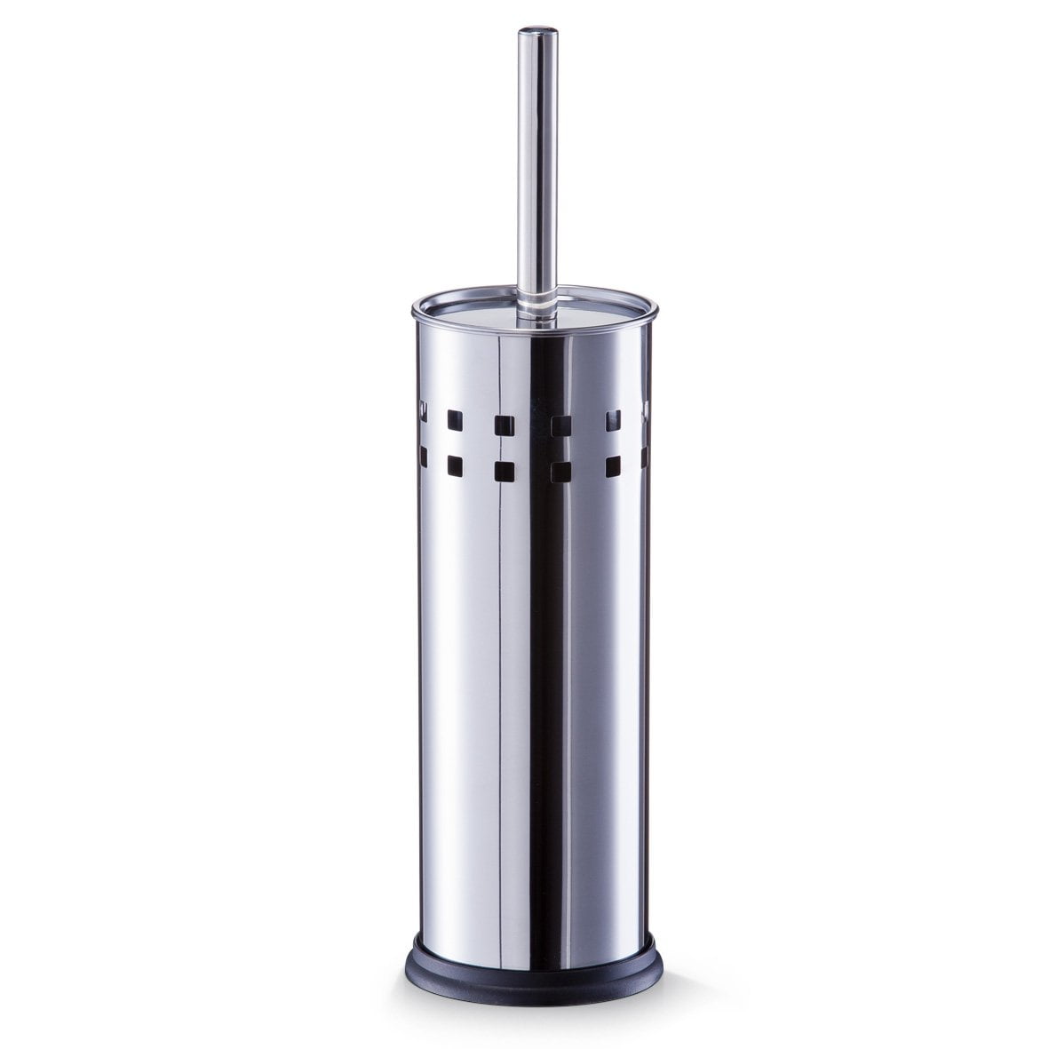 Zeller Stainless Steel Toilet Brush with Holder (Silver, 15.35 in Height) 0nkhw