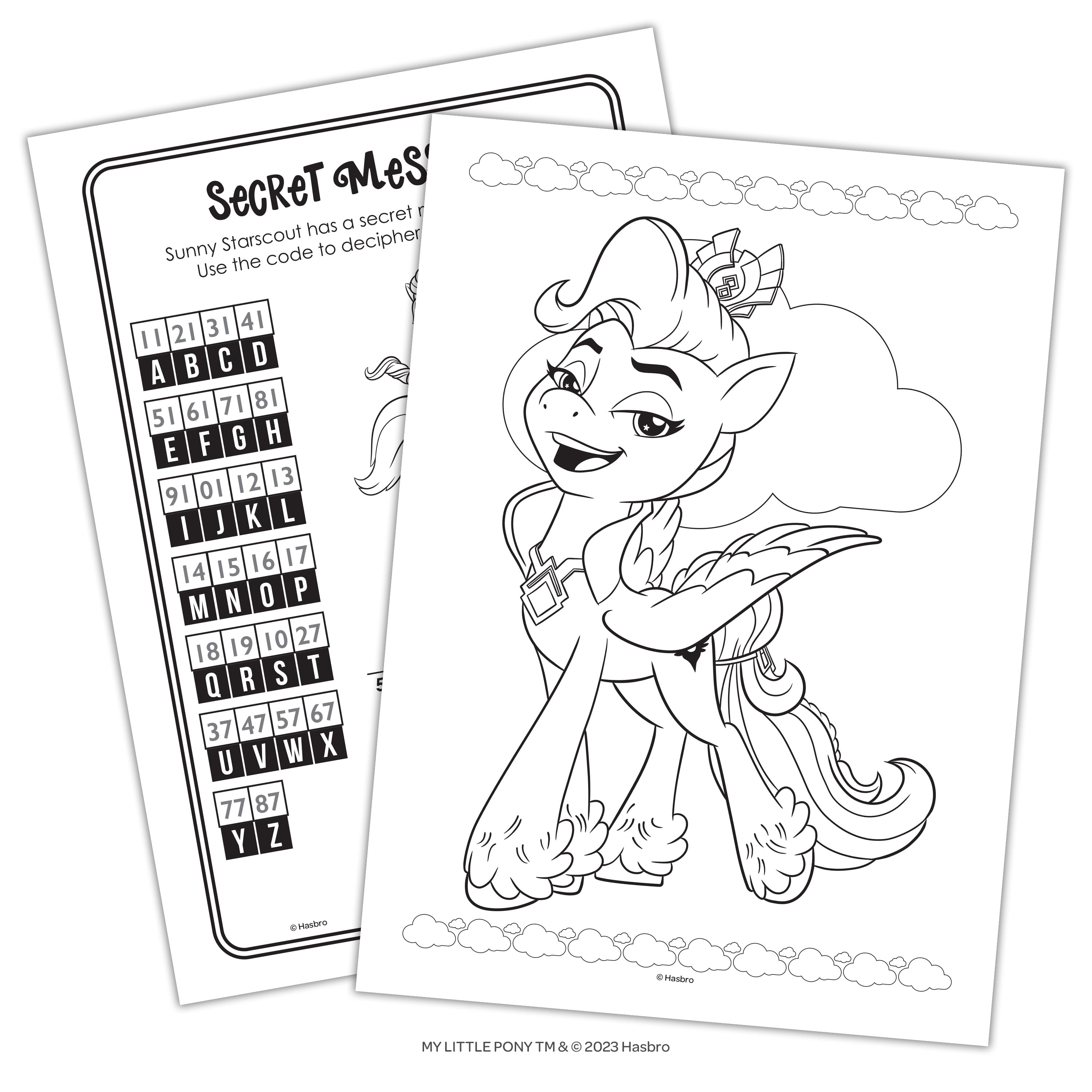 My Little Pony Jumbo Coloring and Activity Book (64 Pages, 10.75 in x 7.75 in) 5oxjh