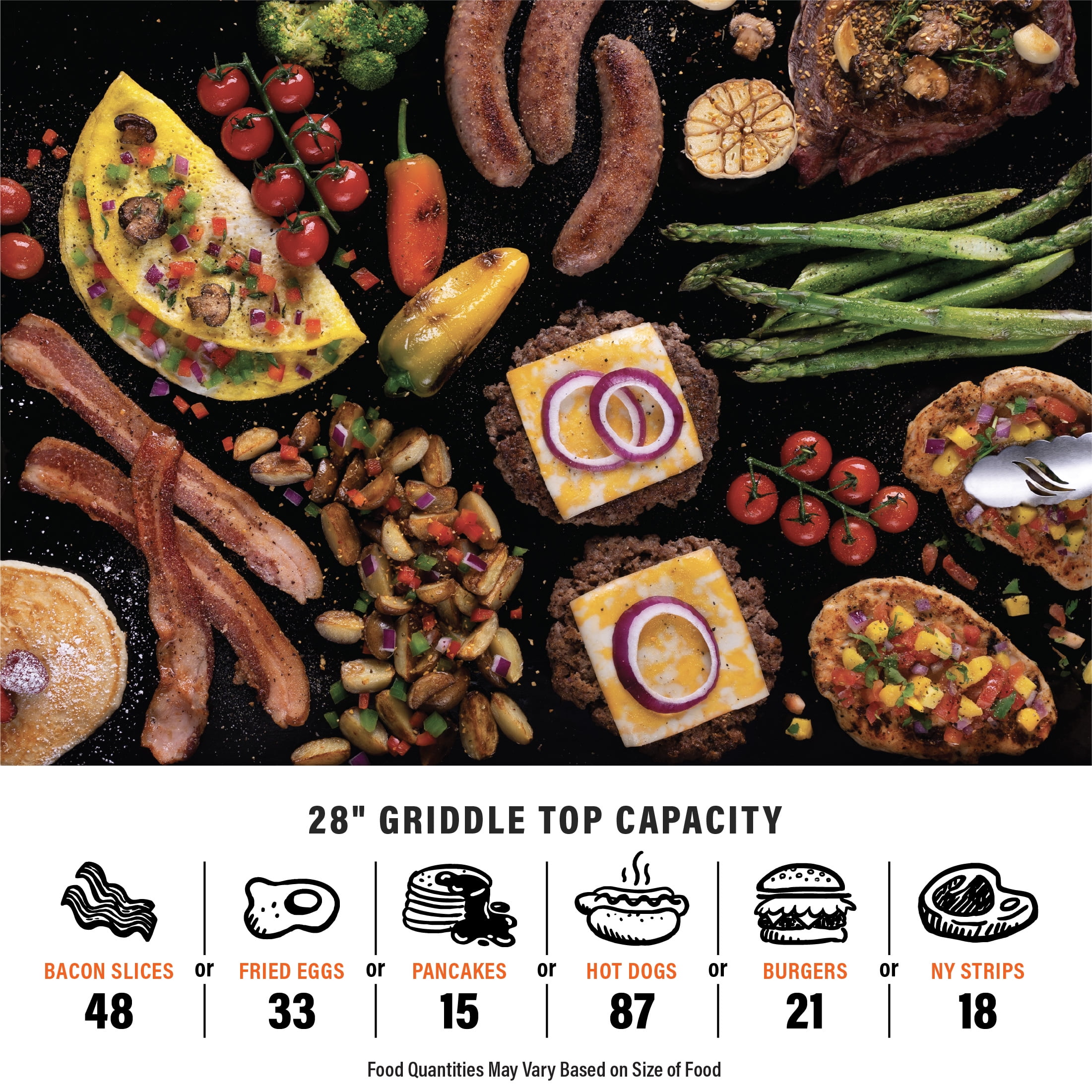 Blackstone Original 28 in. 2-Burner Outdoor Flat Top Propane Griddle with Hard Cover (Black) 9lq2e