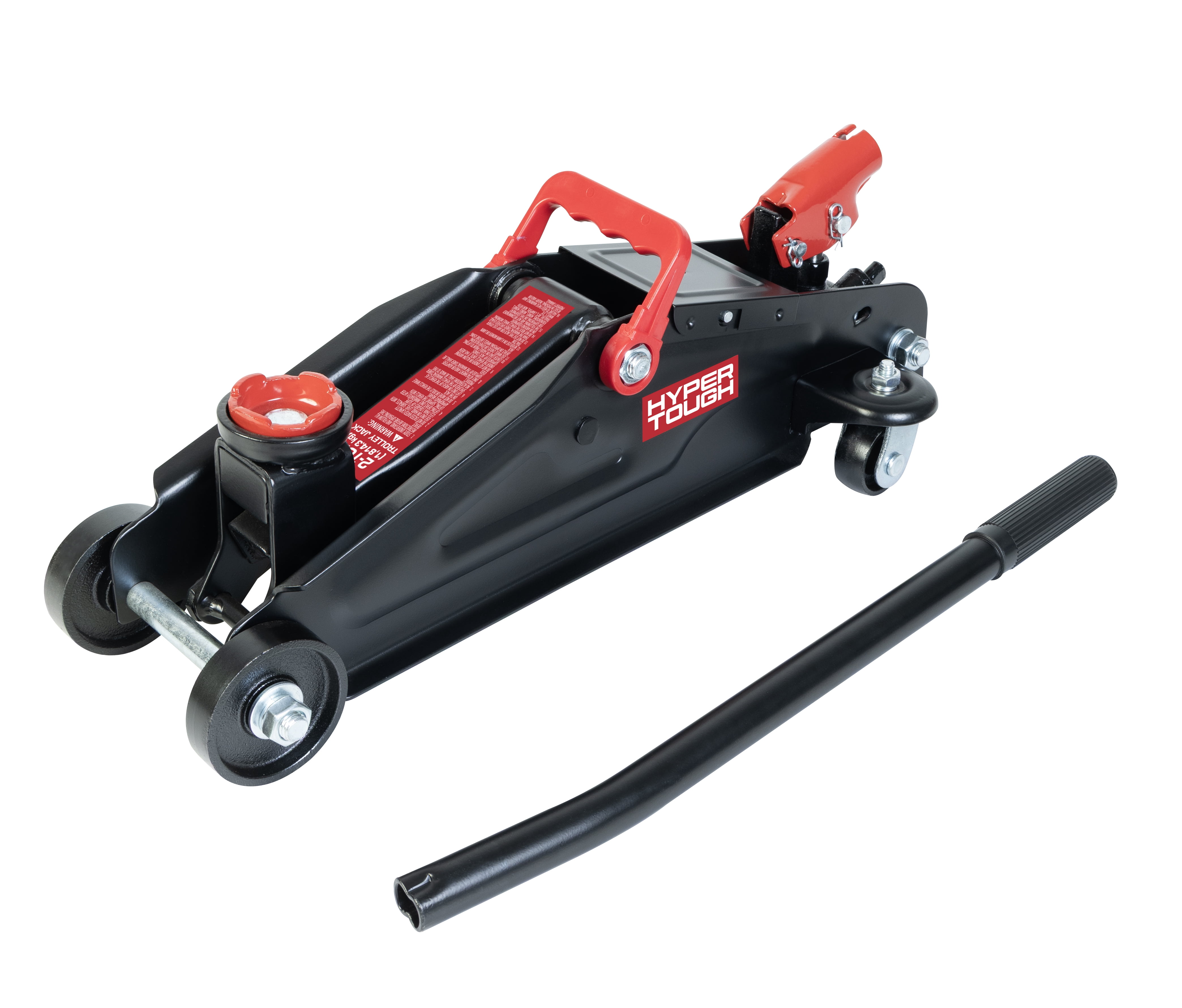 Hyper Tough 2 Ton Hydraulic Trolley Jack, Heavy-Duty Steel Floor Jack for Sedan and Coupe (Black, 4000 lb) rt151