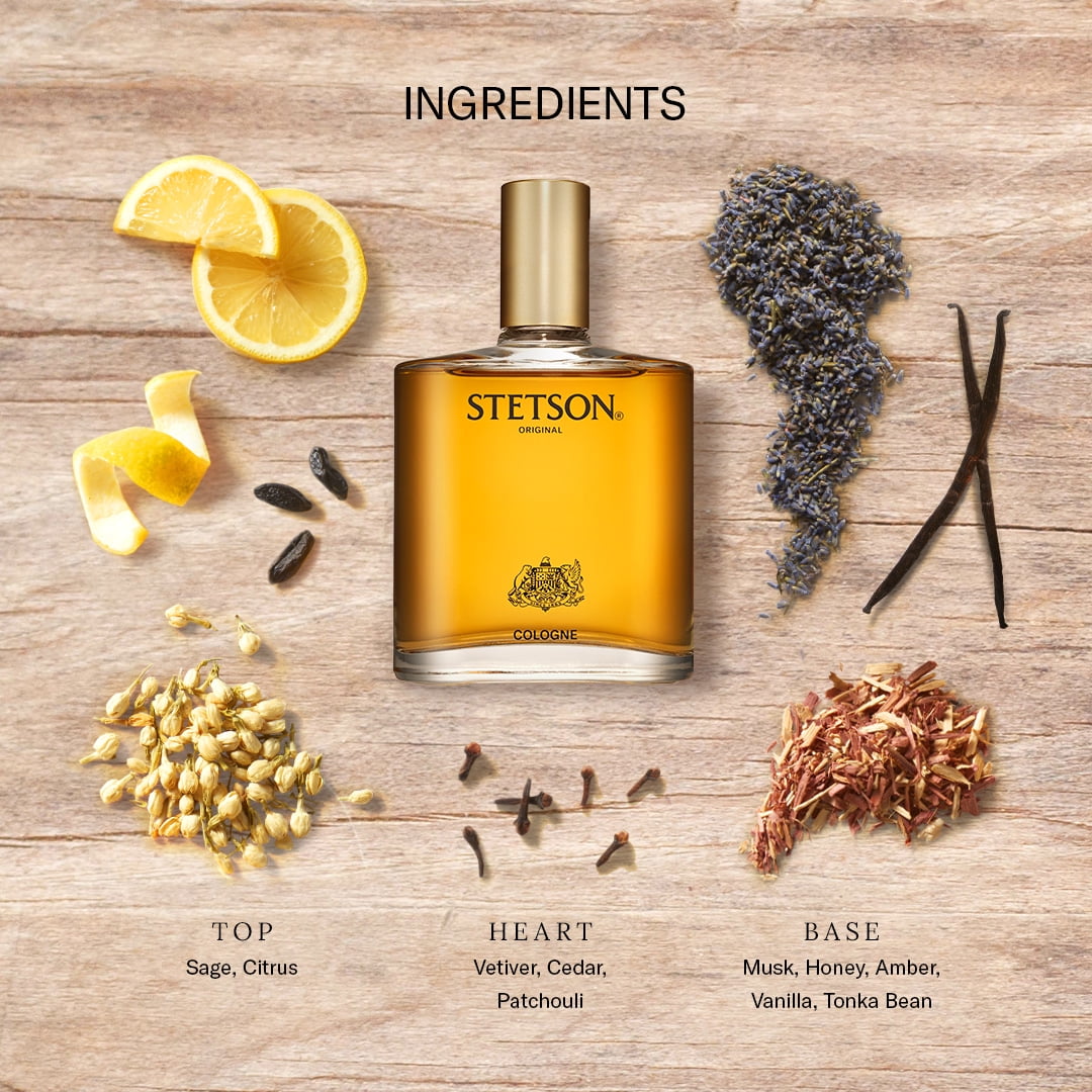 Stetson Original Cologne for Men, Woody and Citrus Fragrance (2.25 fl oz) 0t6gc