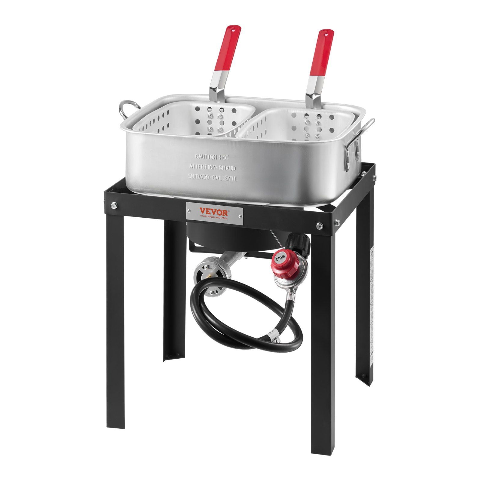 Outdoor Propane Deep Fryer Kit with 2 Baskets (18 Qt) 1p5ka - Image 10
