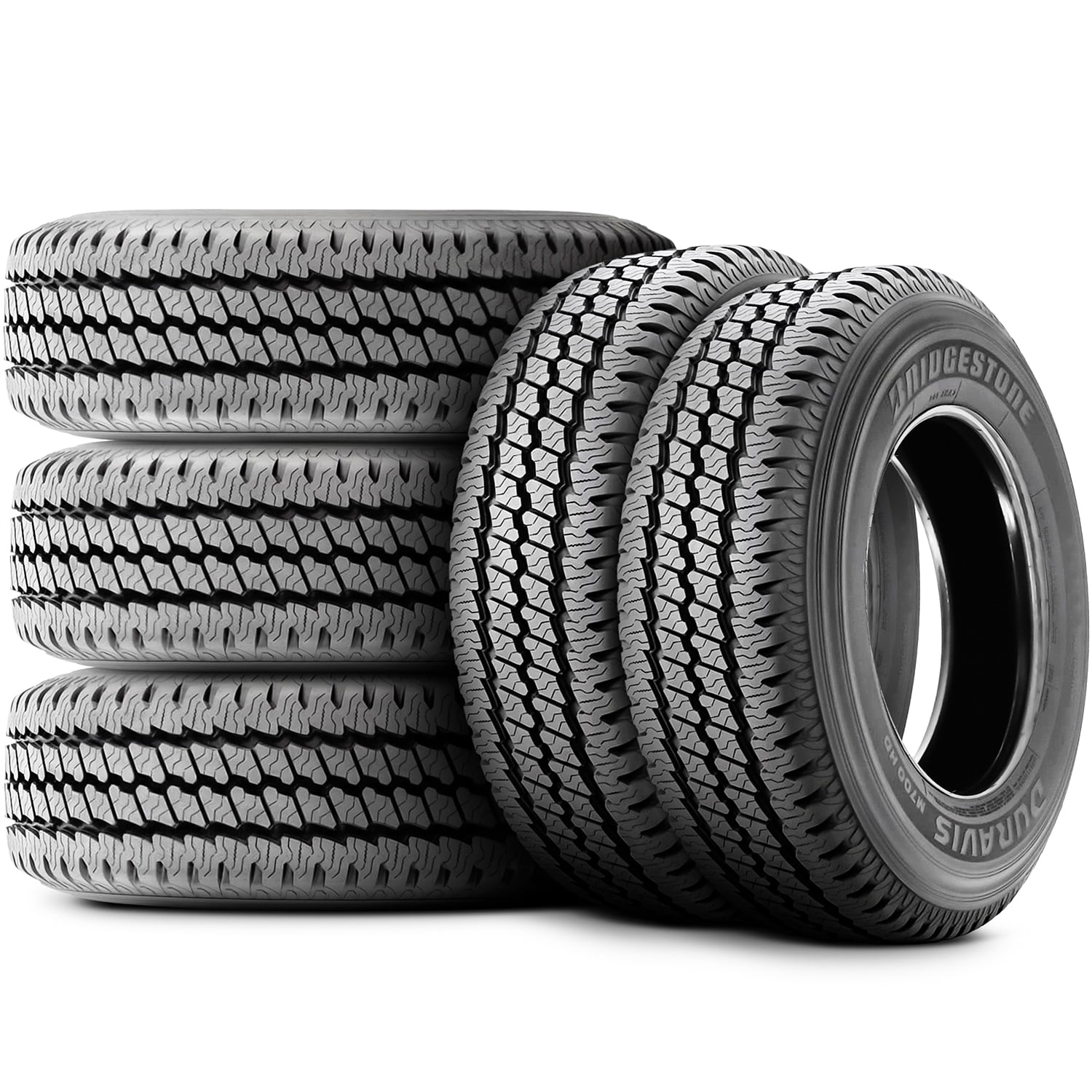 Bridgestone Duravis M700 HD All-Season Trailer Tires (ST235/85R16, 10 Ply, Set of 4) wptsa