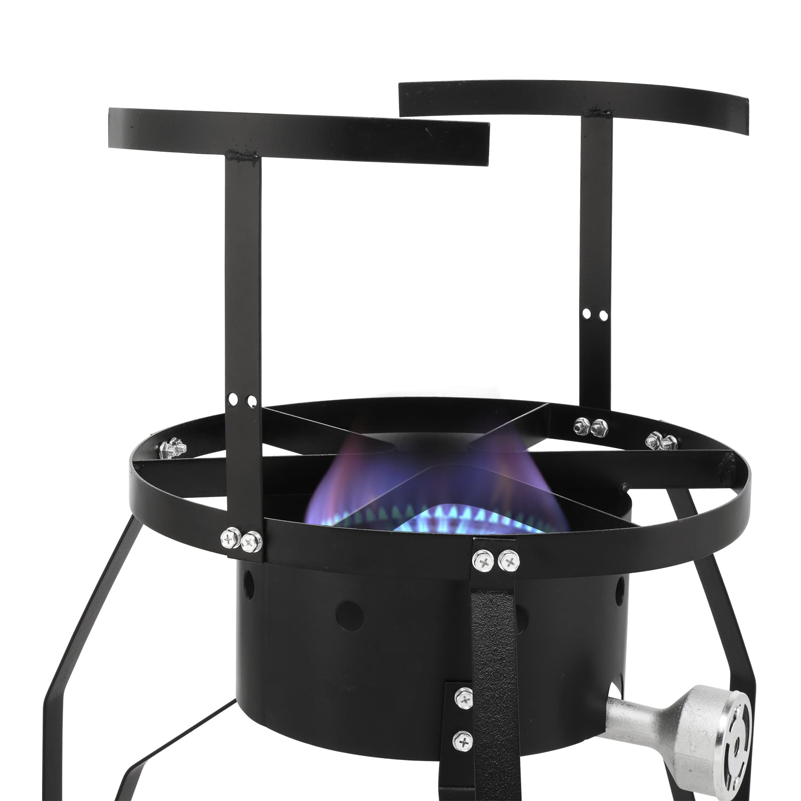 Ktaxon Propane Outdoor Fryer Stainless Steel Turkey Frying and Boiling Pot (Silver, 50 qt) crjb4