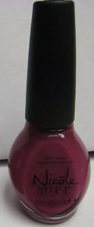 OPI Nicole Nail Polish Berry The Hatchet Long-lasting Professional Finish (Deep Berry, 0.5 fl oz) p3r99