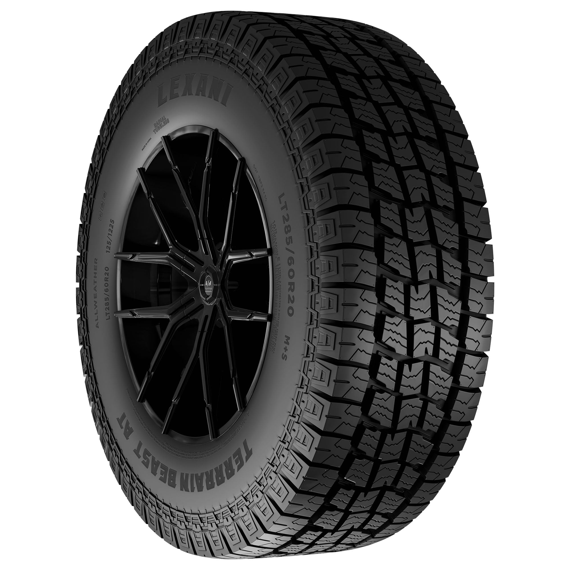 Lexani Terrain Beast AT All-Terrain Light Truck Tire (LT265/70R16, Load Range E) 9g4qz