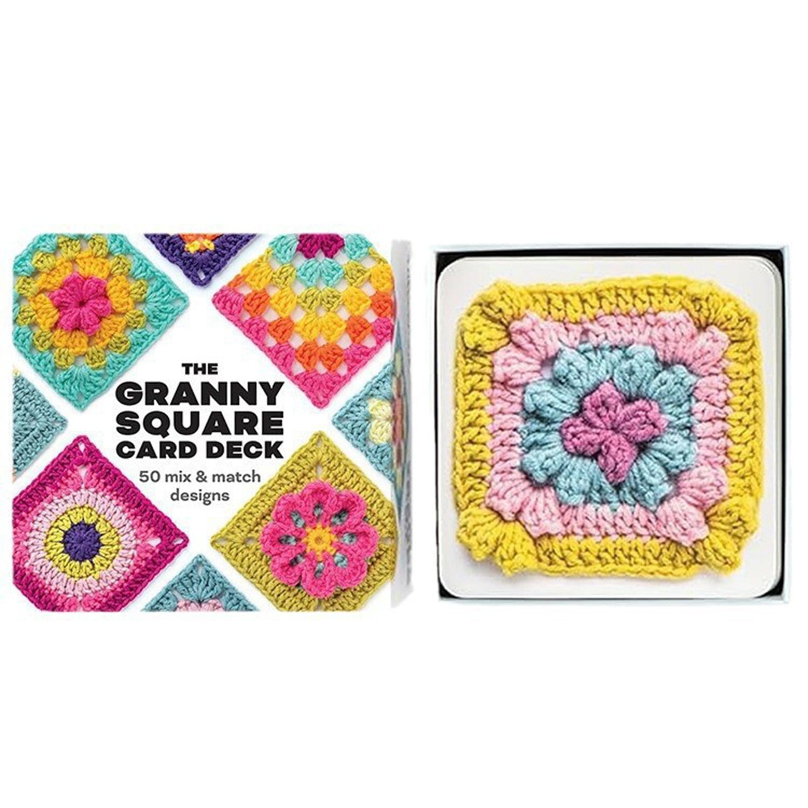 Betiyuaoe Granny Square Crochet Pattern Card Kit (50 Designs, Mix and Match Guide) 0ny0t