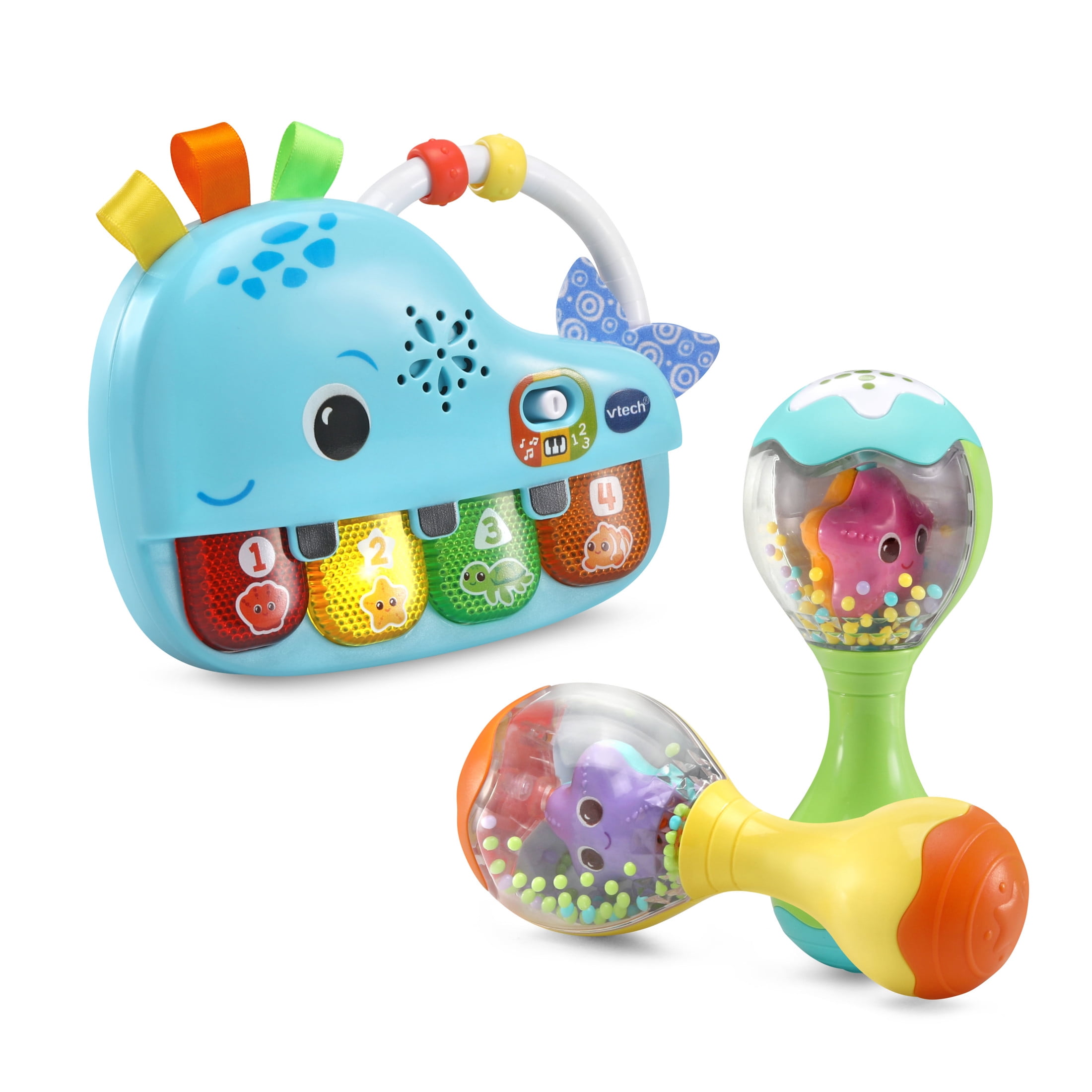 VTech Shake The Sea Ocean Melodies Musical Toy (Multicolor, 1 Pack) y2u1v