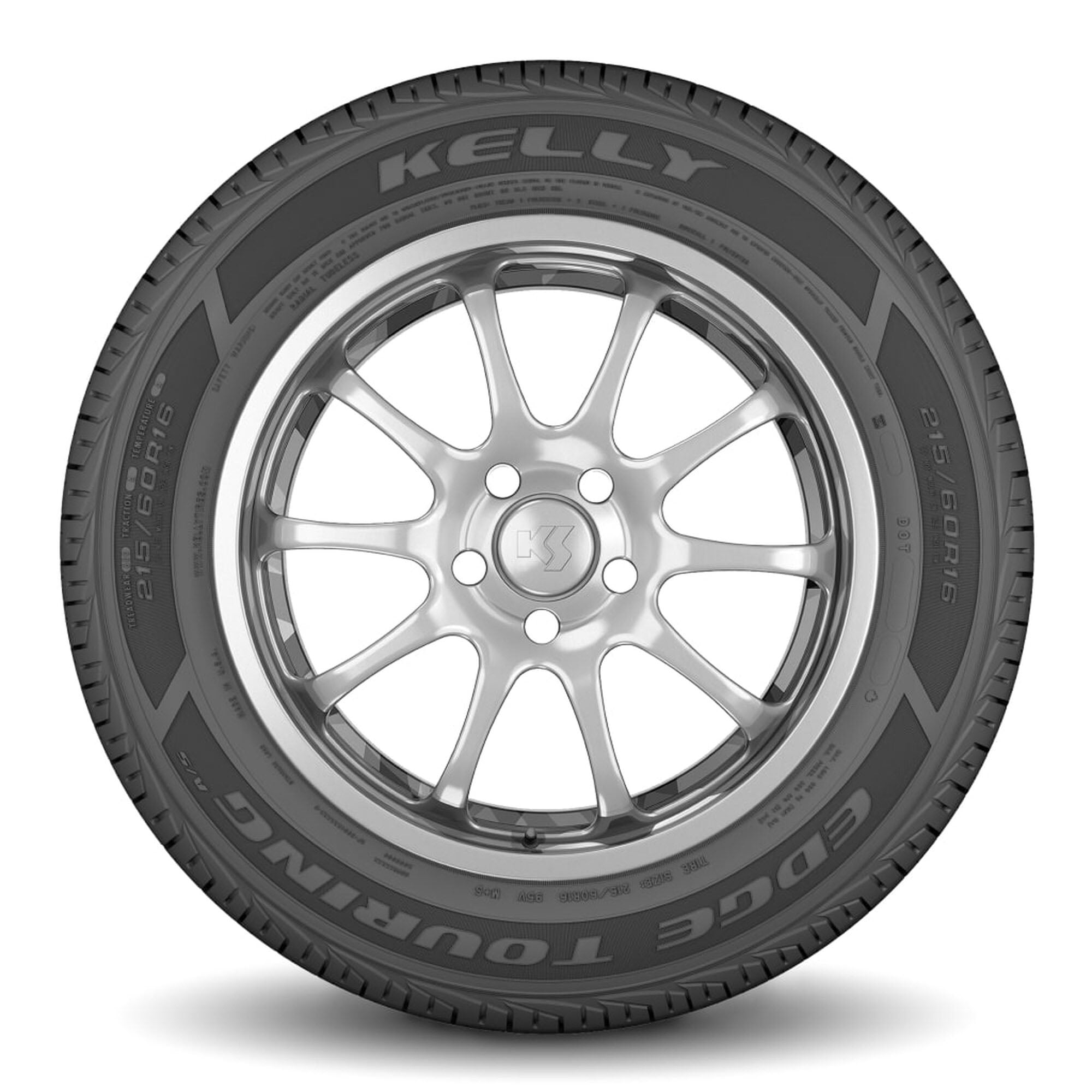 Kelly Edge Touring A/S All Season Passenger Tire (Black Sidewall, 225/65R17) 0q1qk