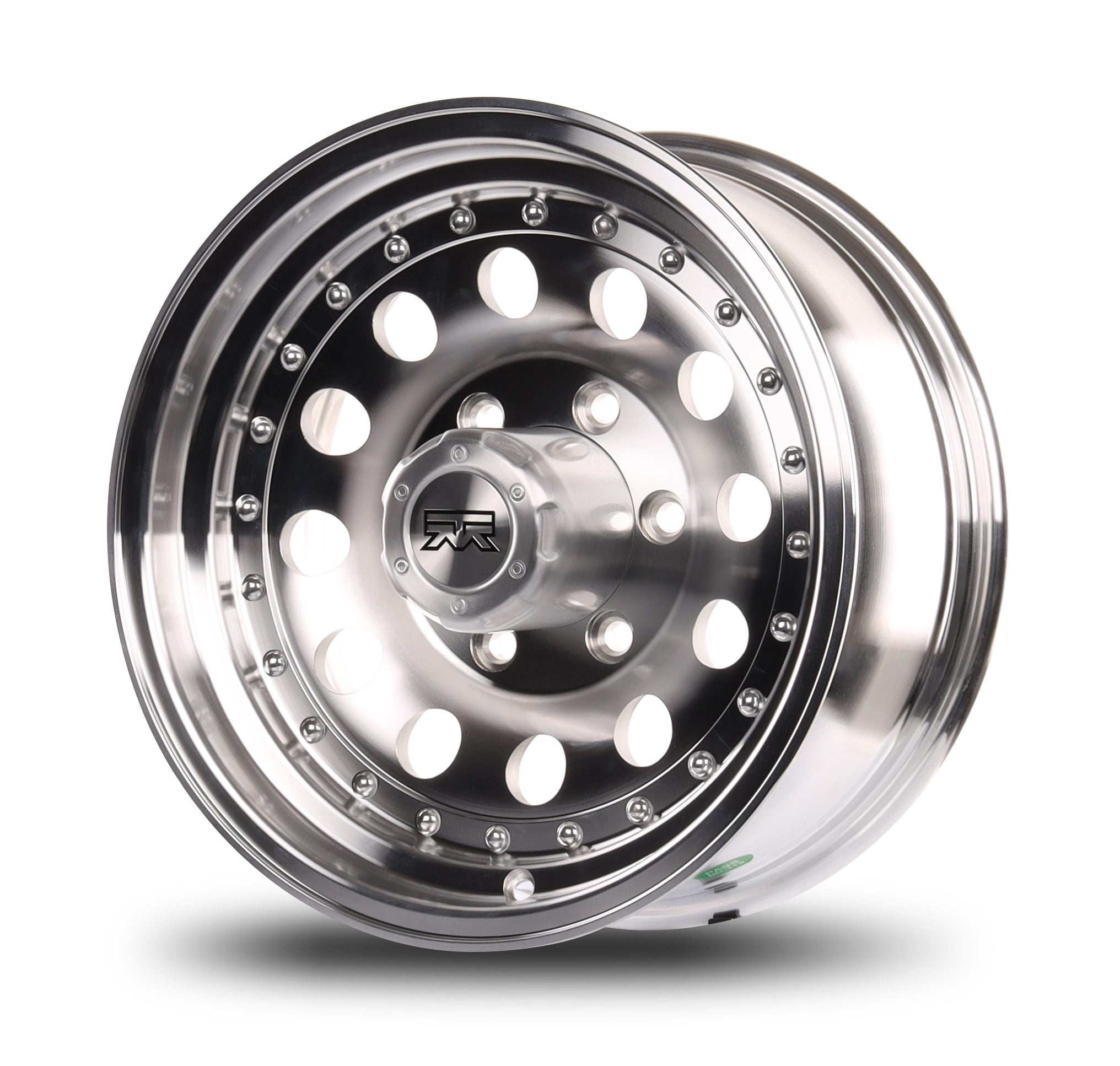 Mudder Trucker MT702 Marauder Wheel Rim (Machined, 16x7 in, 8x170 Bolt Pattern, -8 Offset) remcd