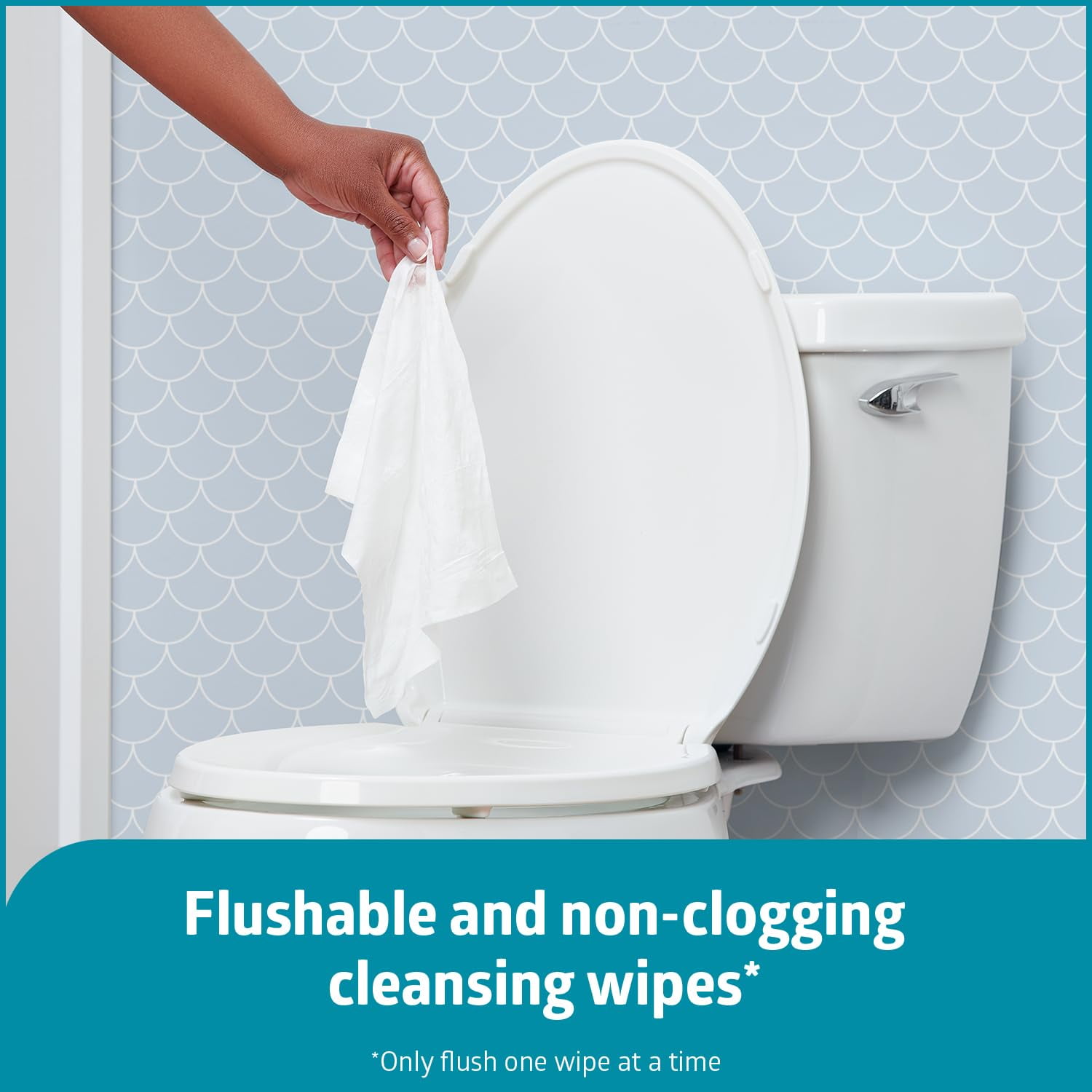 Medline ReadyFlush Scented Flushable Wipes for Adults (Hypoallergenic, 576 Count) o5jhm