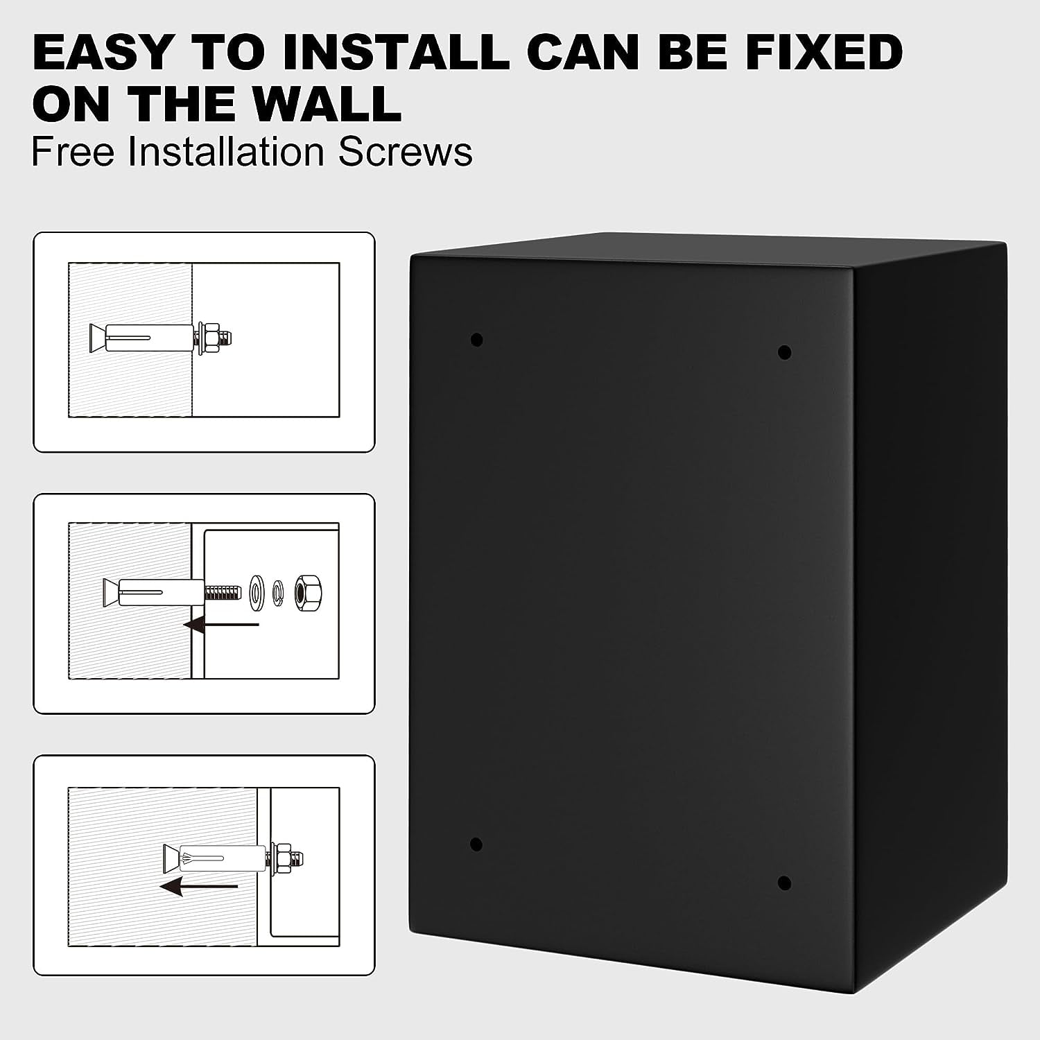 Reliancer Electronic Security Home Safe with Digital Keypad and Alarm System (1.85 cu ft) le2ve