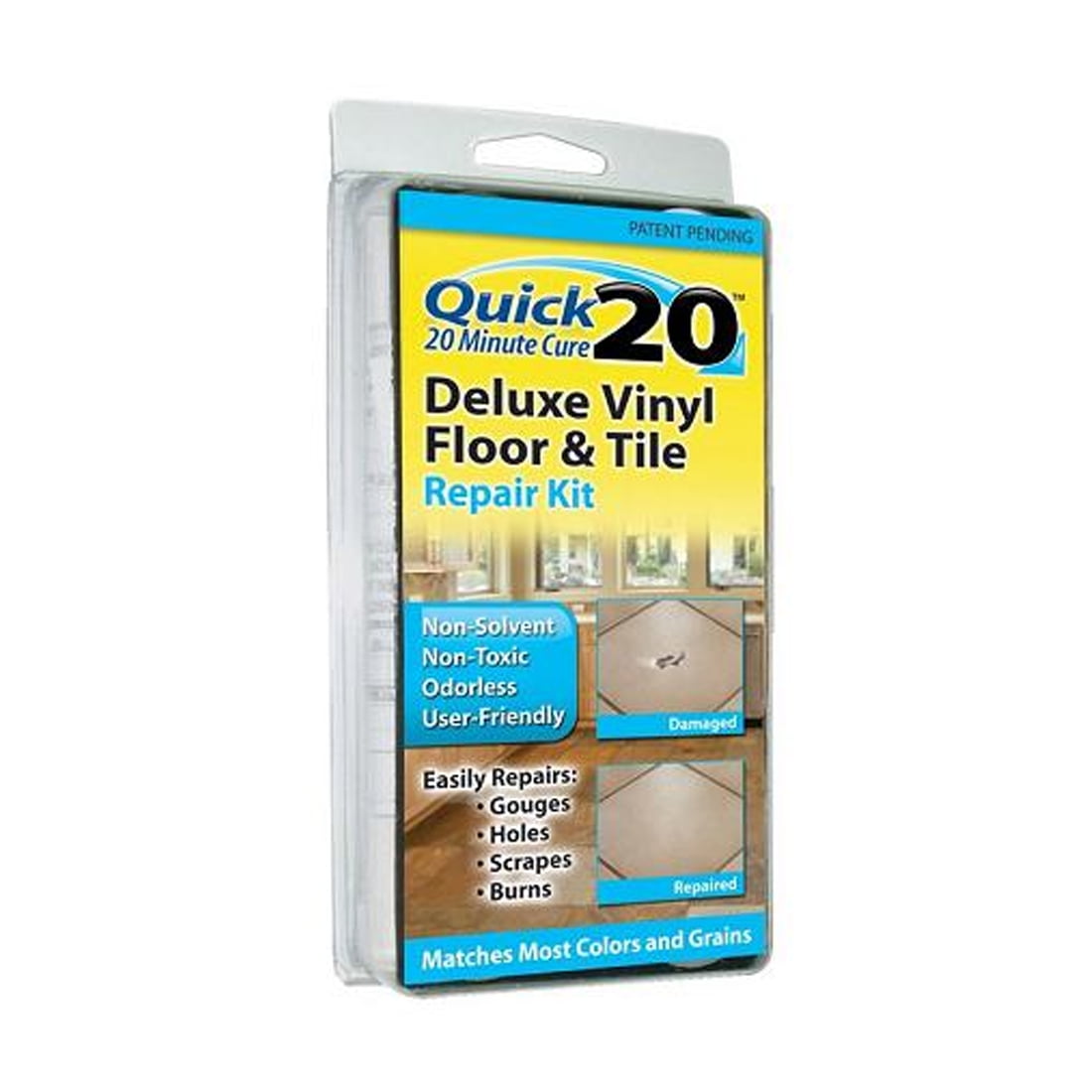 Liquid Leather Vinyl Floor and Tile Repair Kit (White, 1 Kit) 1cdtf